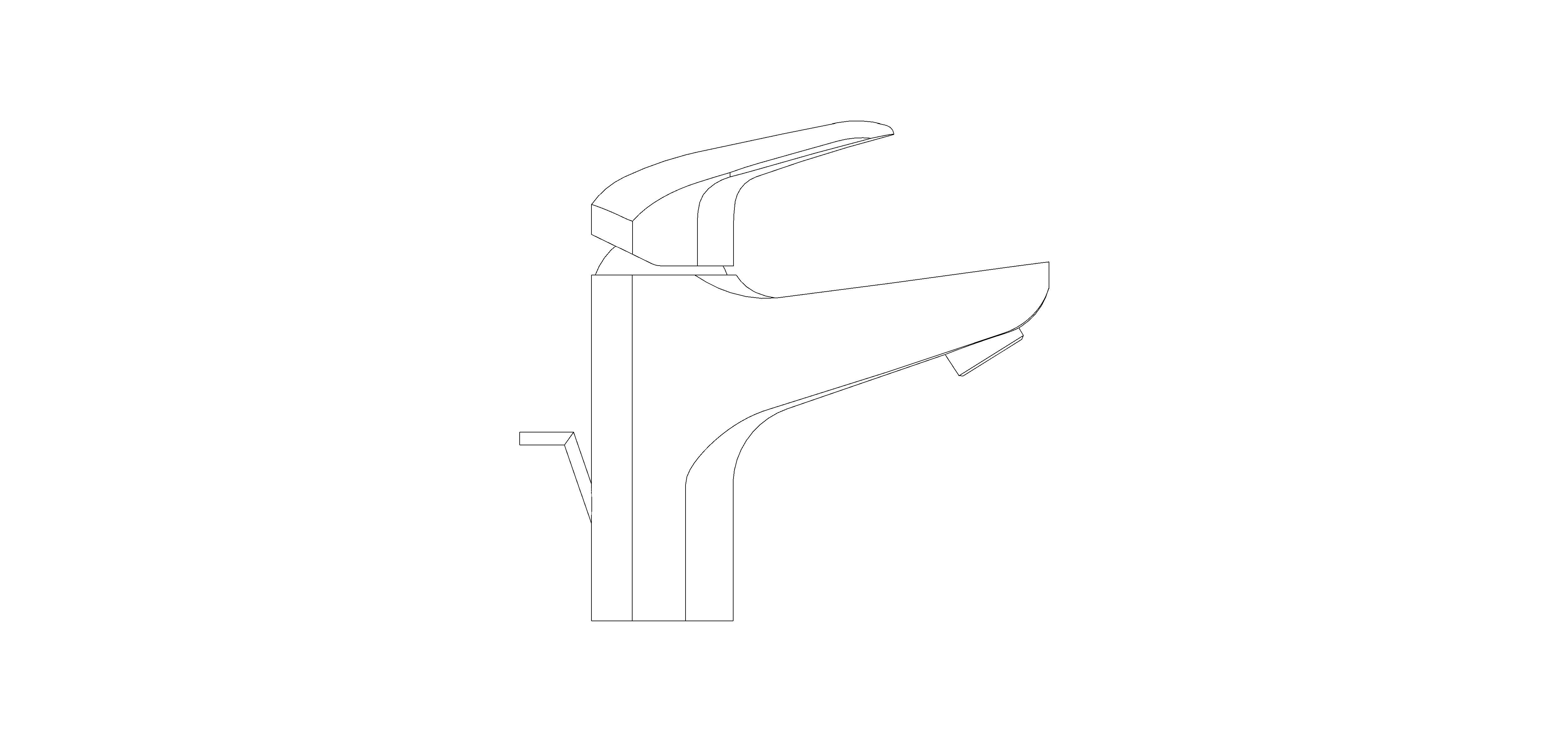 Product: EURO ECO Single Lever Mixer (24256001)