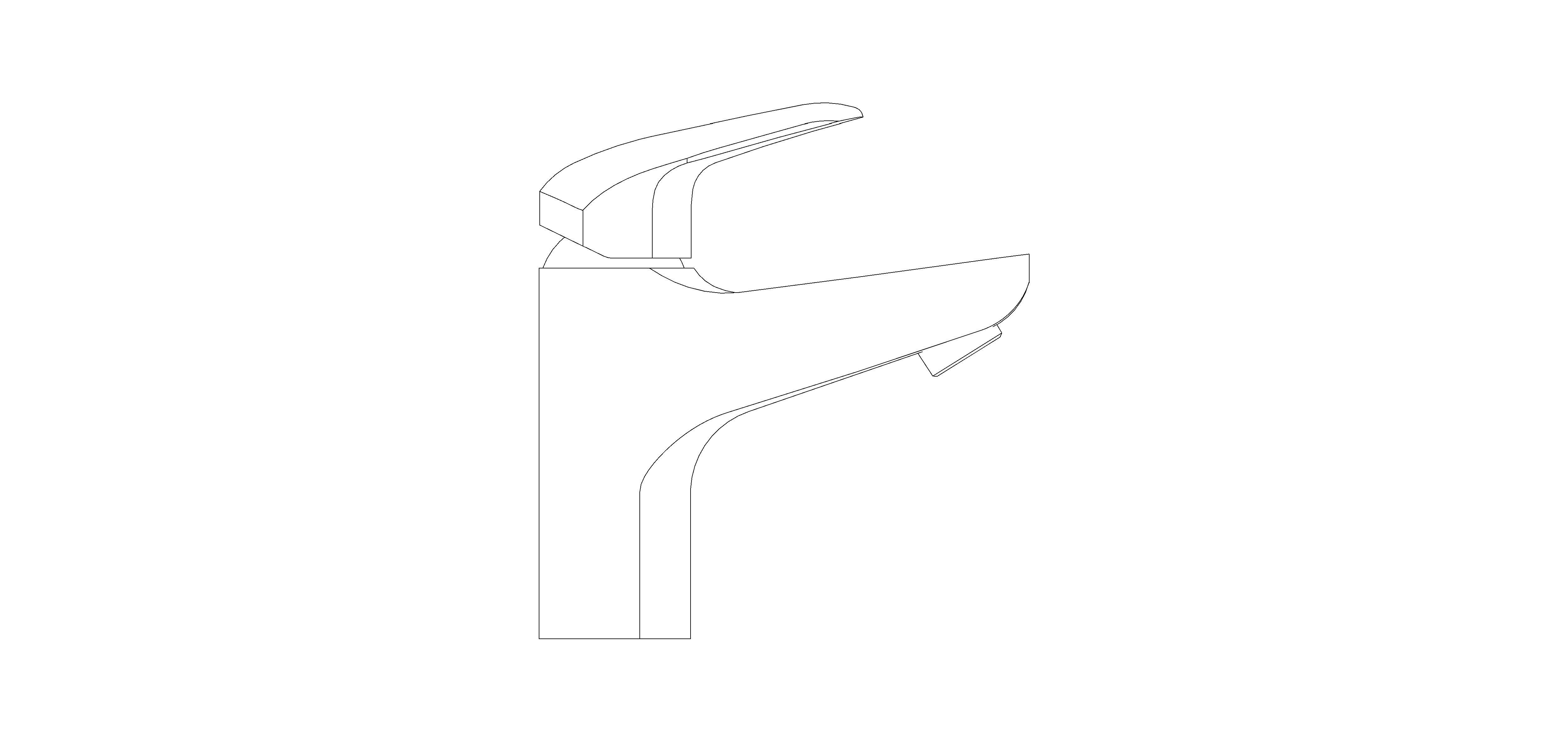 Product: EURO ECO Single Lever Mixer (24258001)