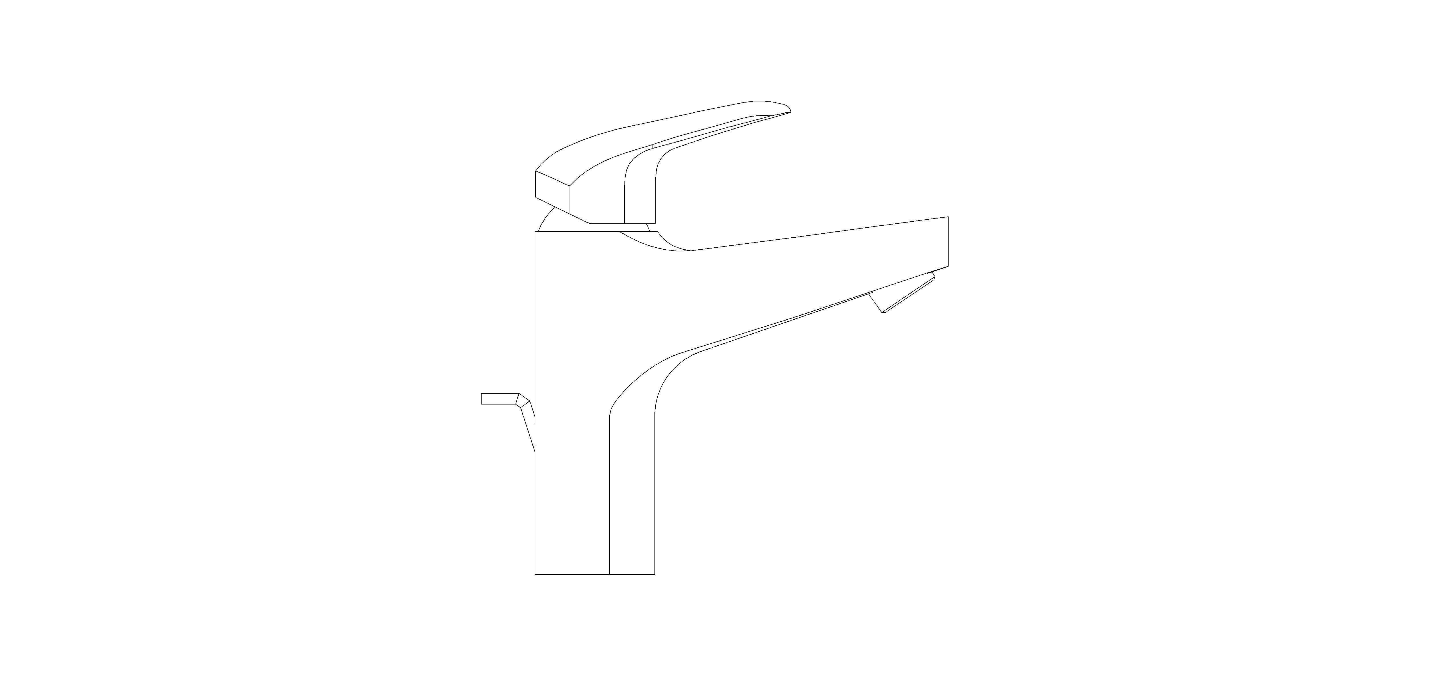 Product: EURO ECO Single Lever Mixer (24268001)