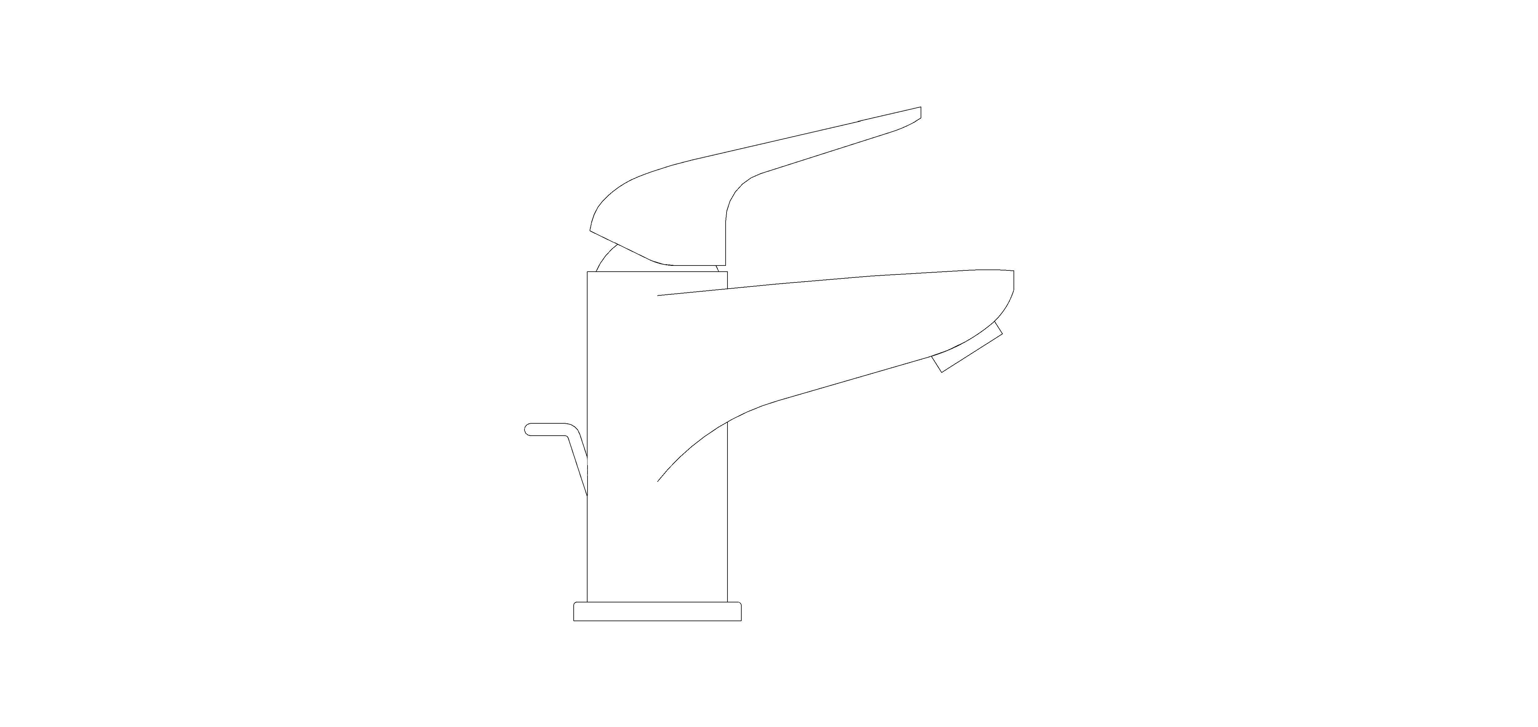 Product: EURO ECO Single Lever Mixer (24456000)