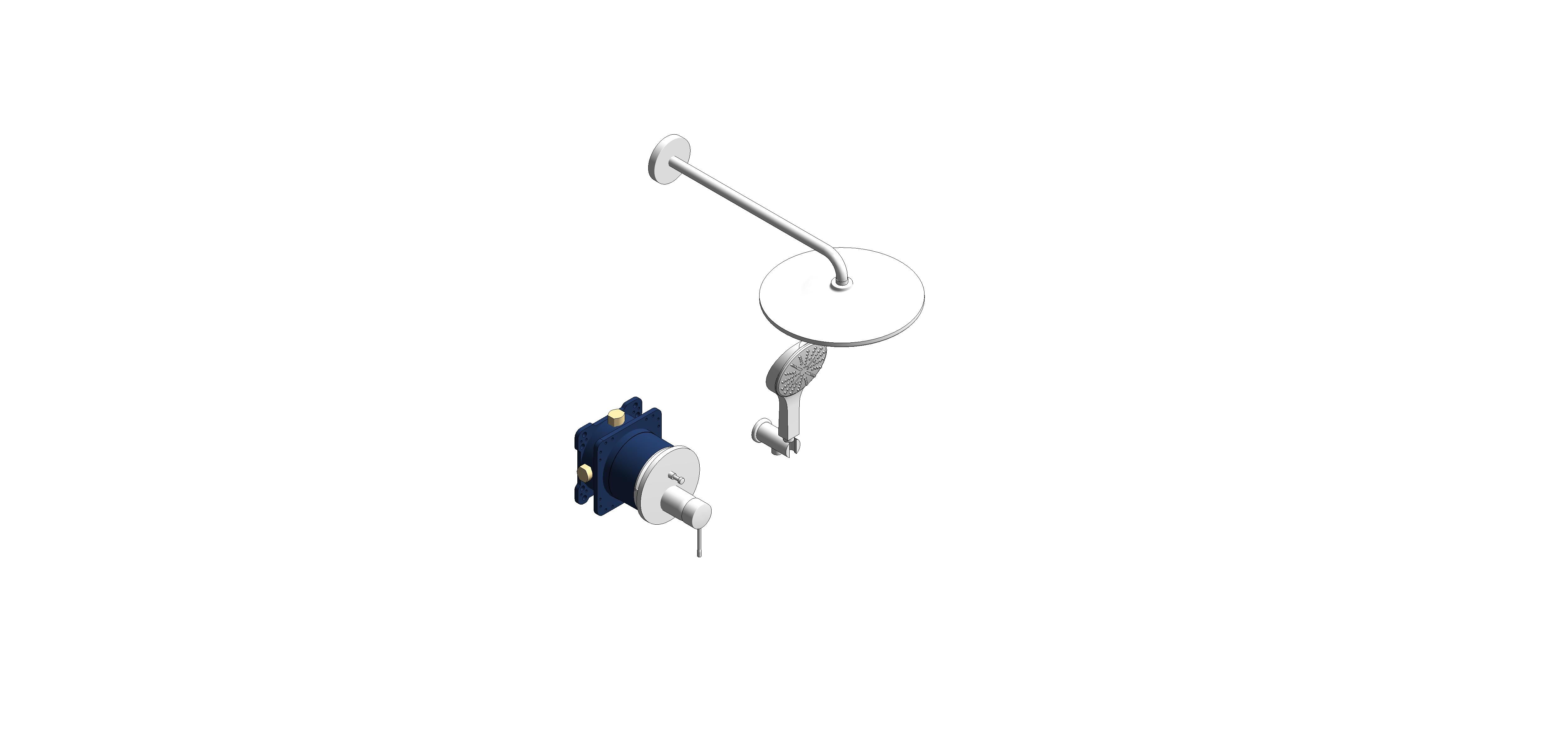 Product: ESSENCE Concealed shower system with Rainshower Mono 310 (25287000)