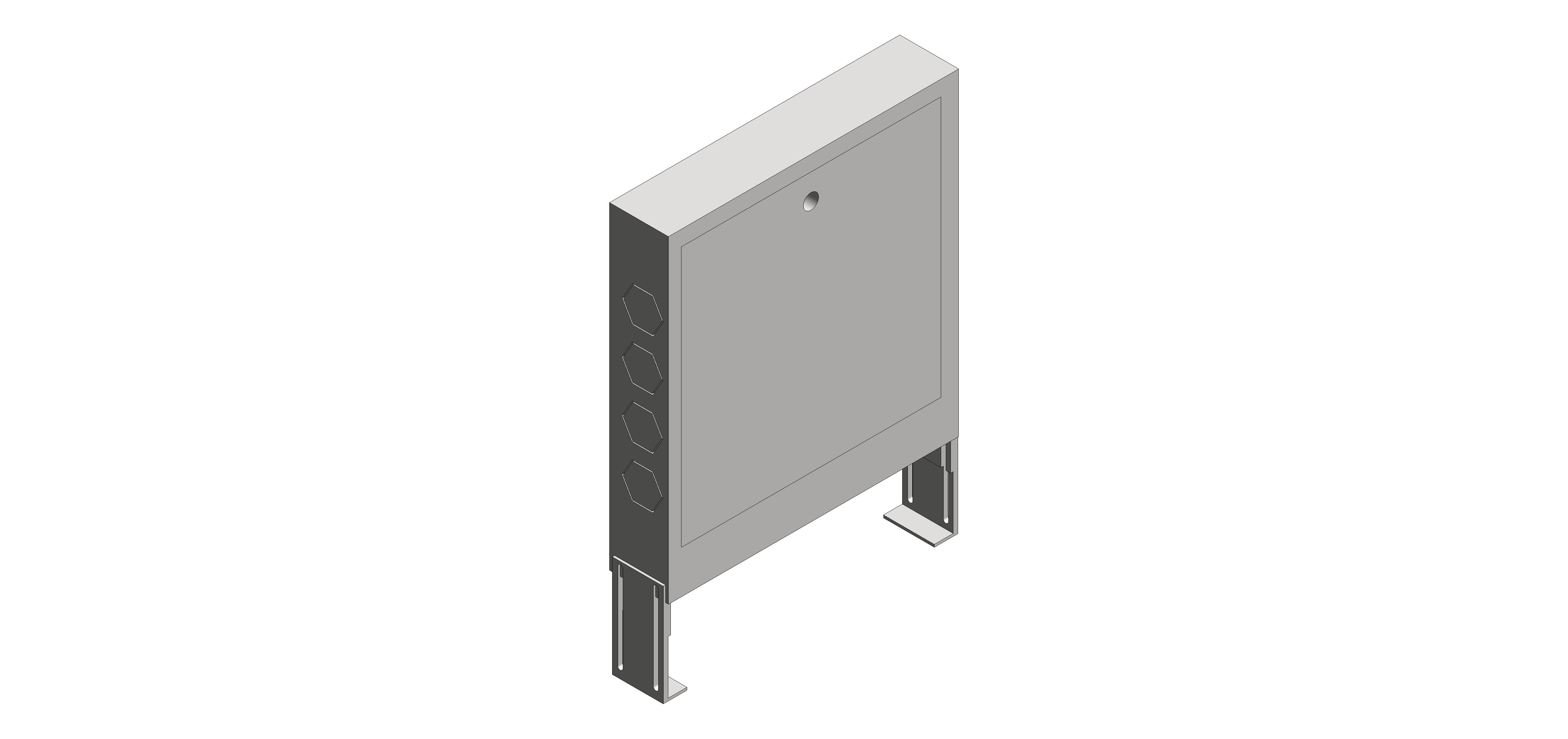 Product: F-DIGITAL DELUXE Rough-in set base unit box (36474000)