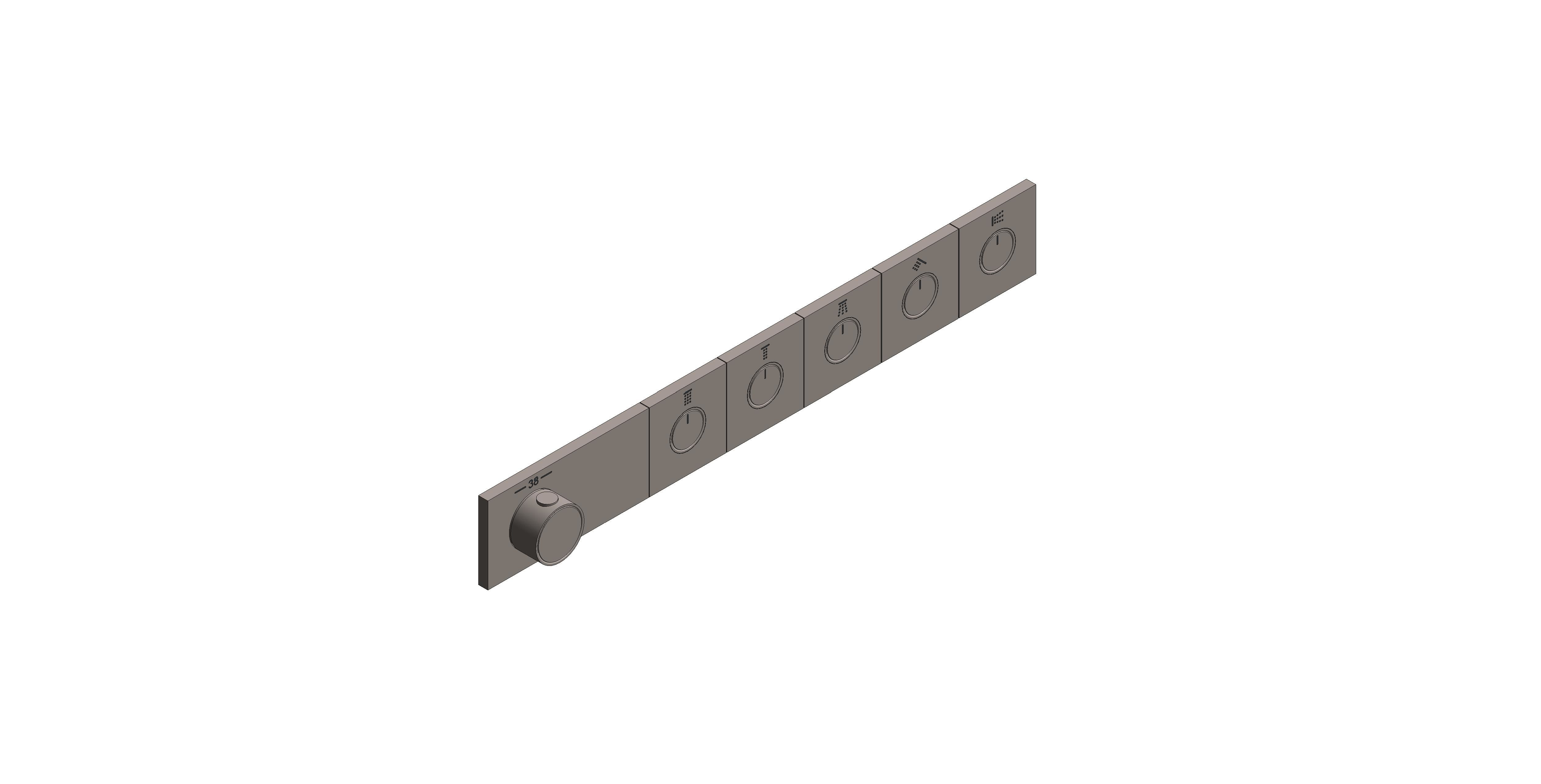 Product: GROHTHERM AQUA TILES Thermostat (106868MG00)