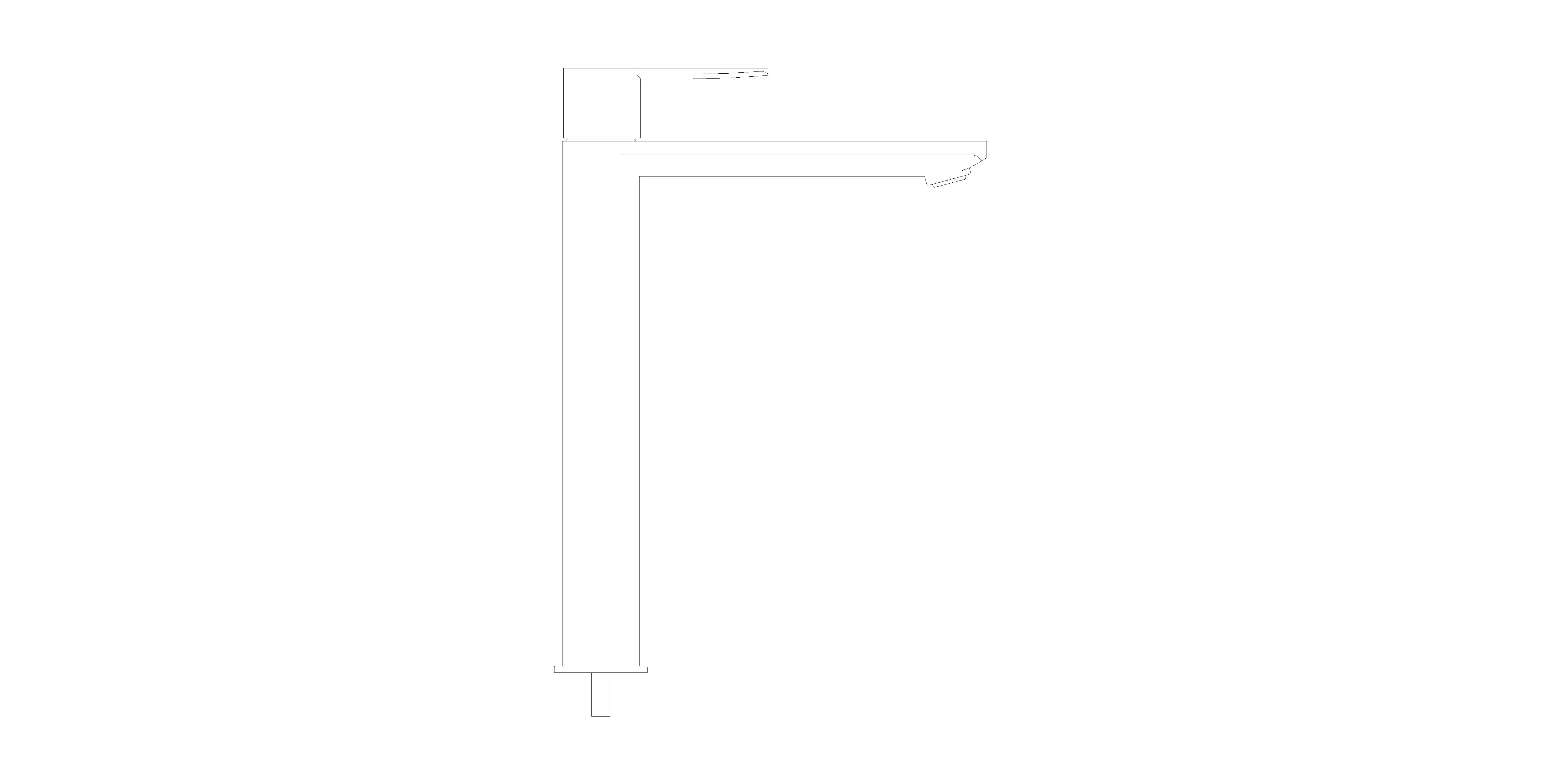 Product: LINEARE Single Lever Basin mixer (23405GN1)