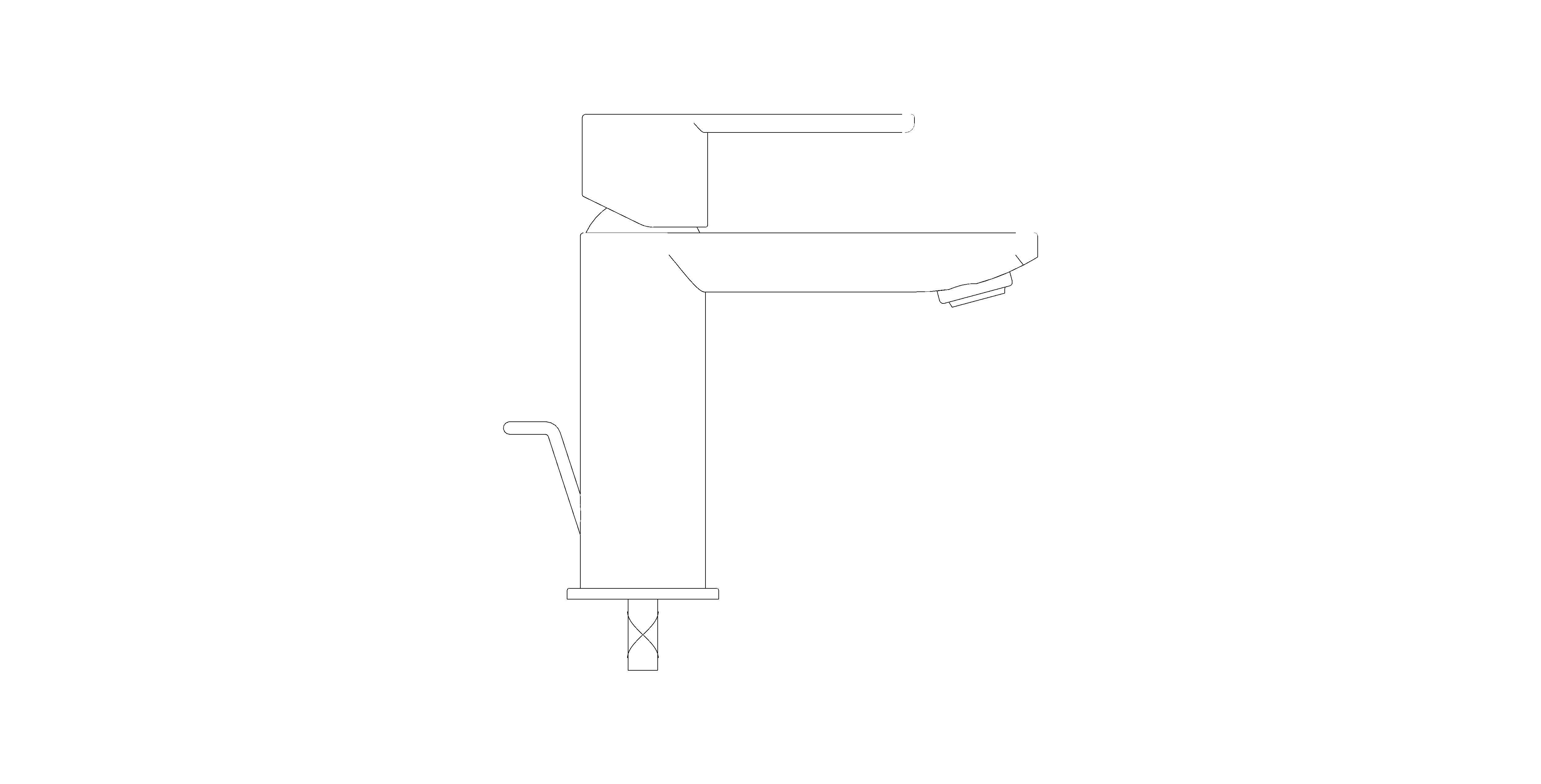 Product: LINEARE Single Lever Basin Mixer (23790GN1)