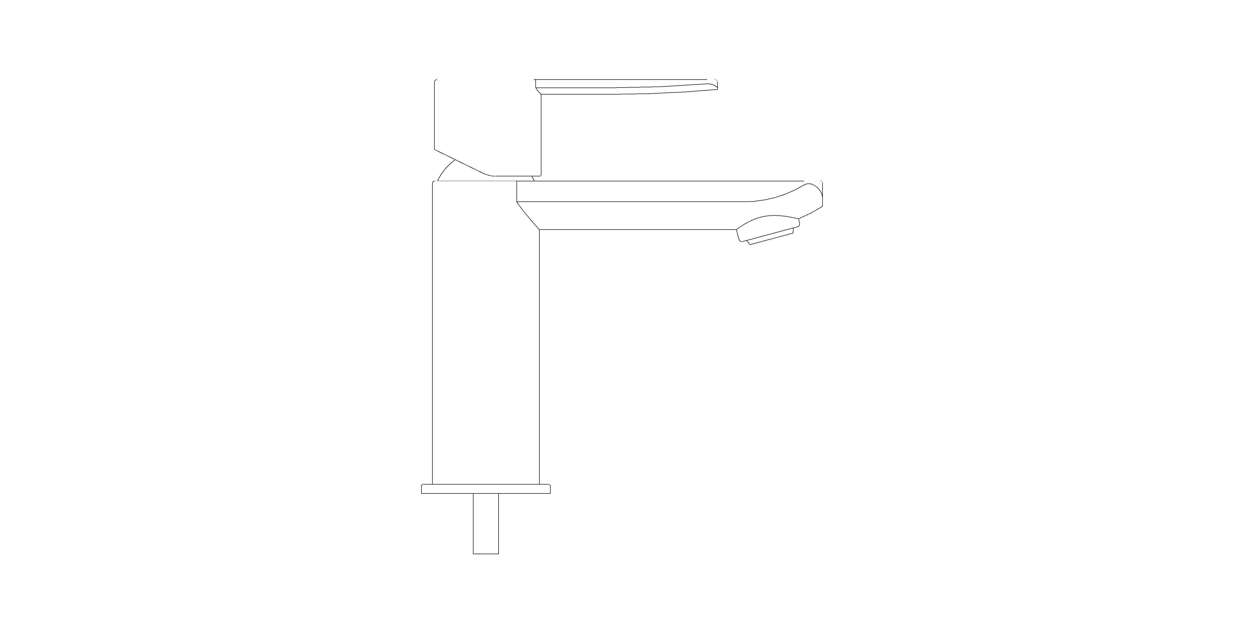 Product: LINEARE Single Lever Basin Mixer (23791DL1)