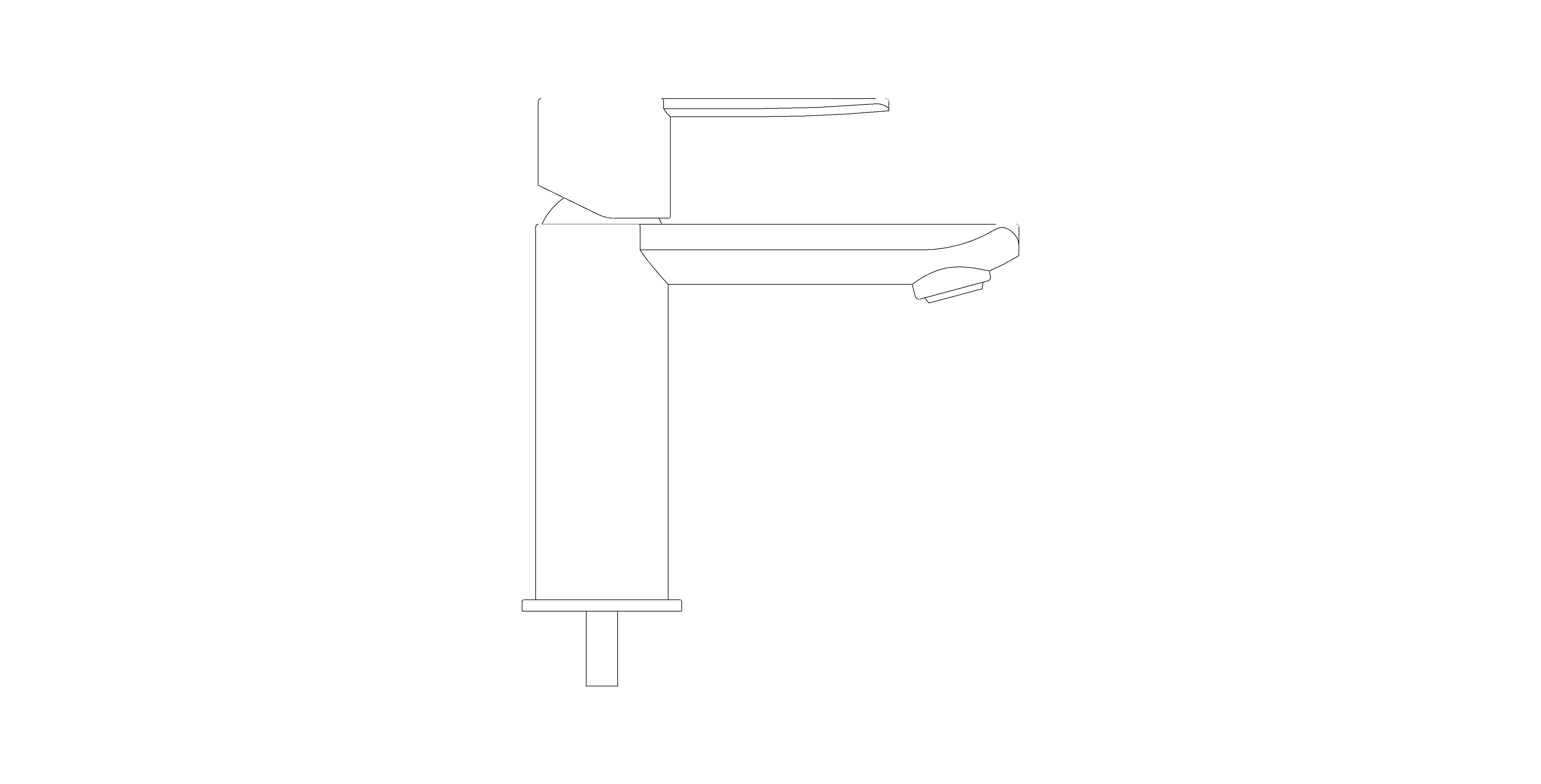 Product: LINEARE Single Lever Basin Mixer (23791GN1)