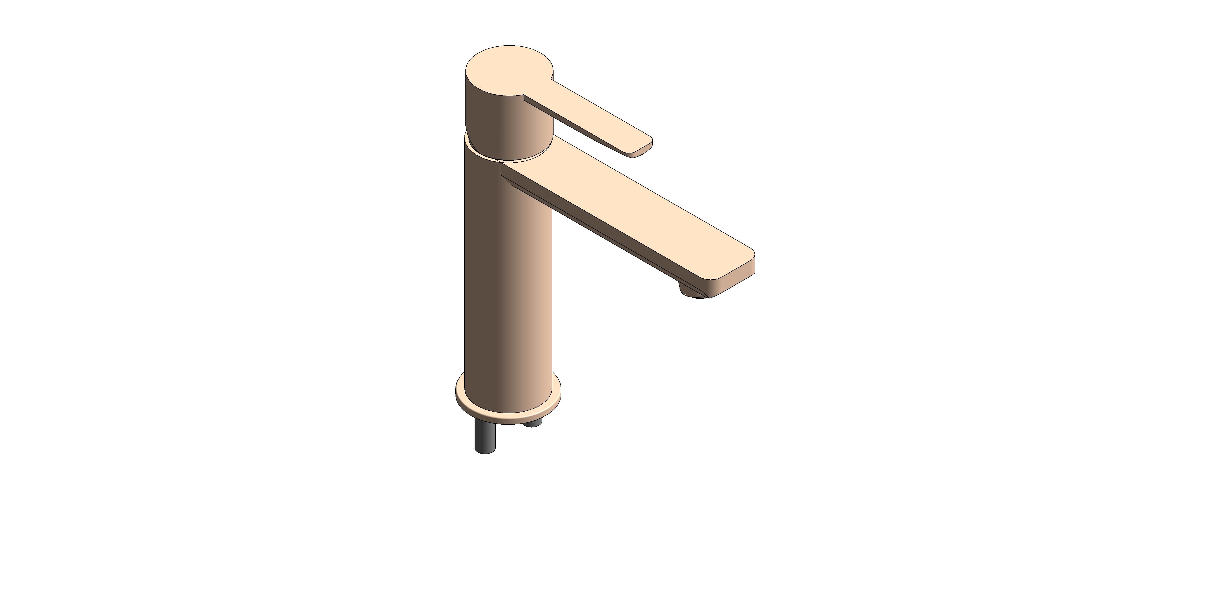 Product: LINEARE Single Lever Basin mixer (32114DL1)