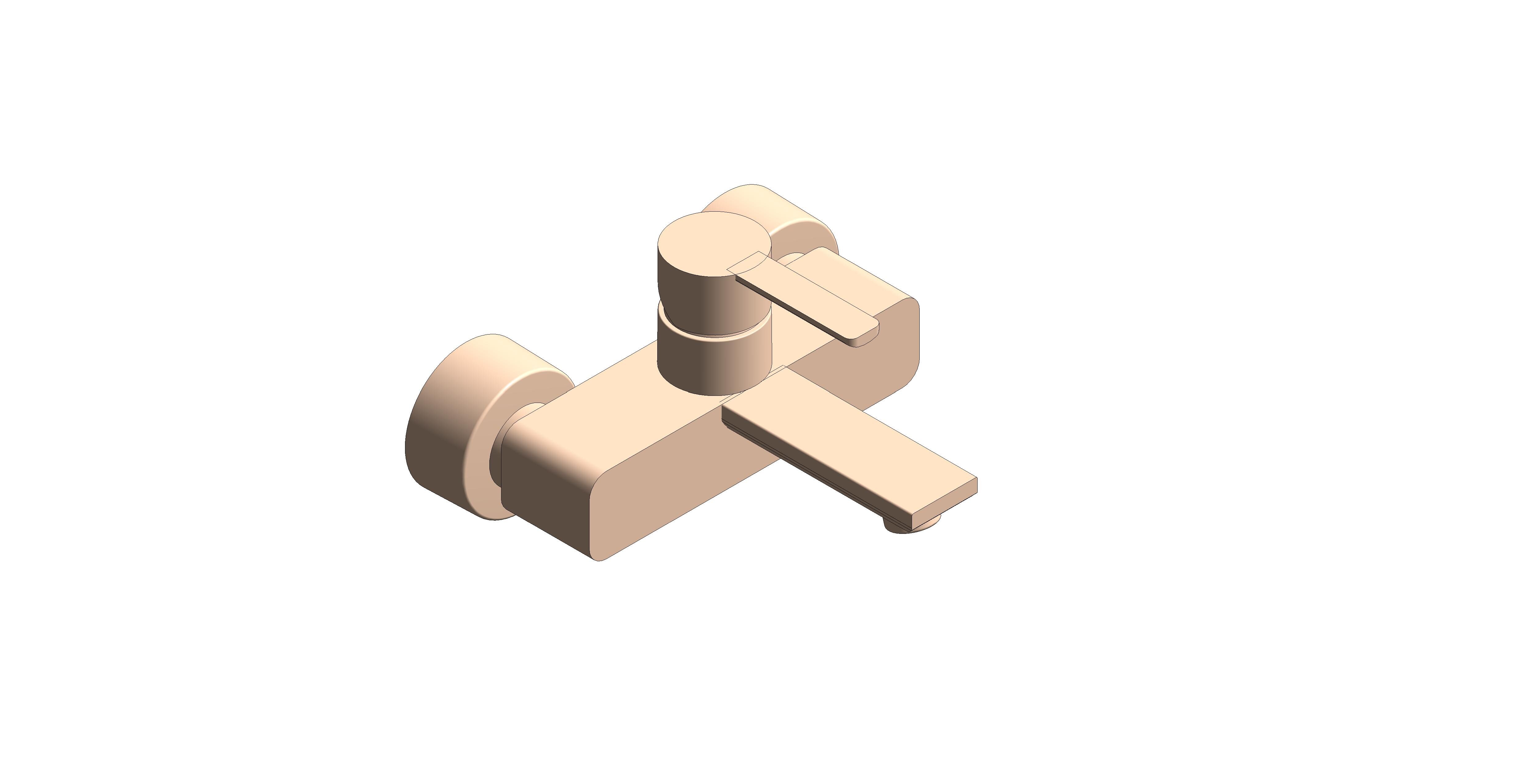 Product: LINEARE Single Lever Bath mixer (33849DL1)
