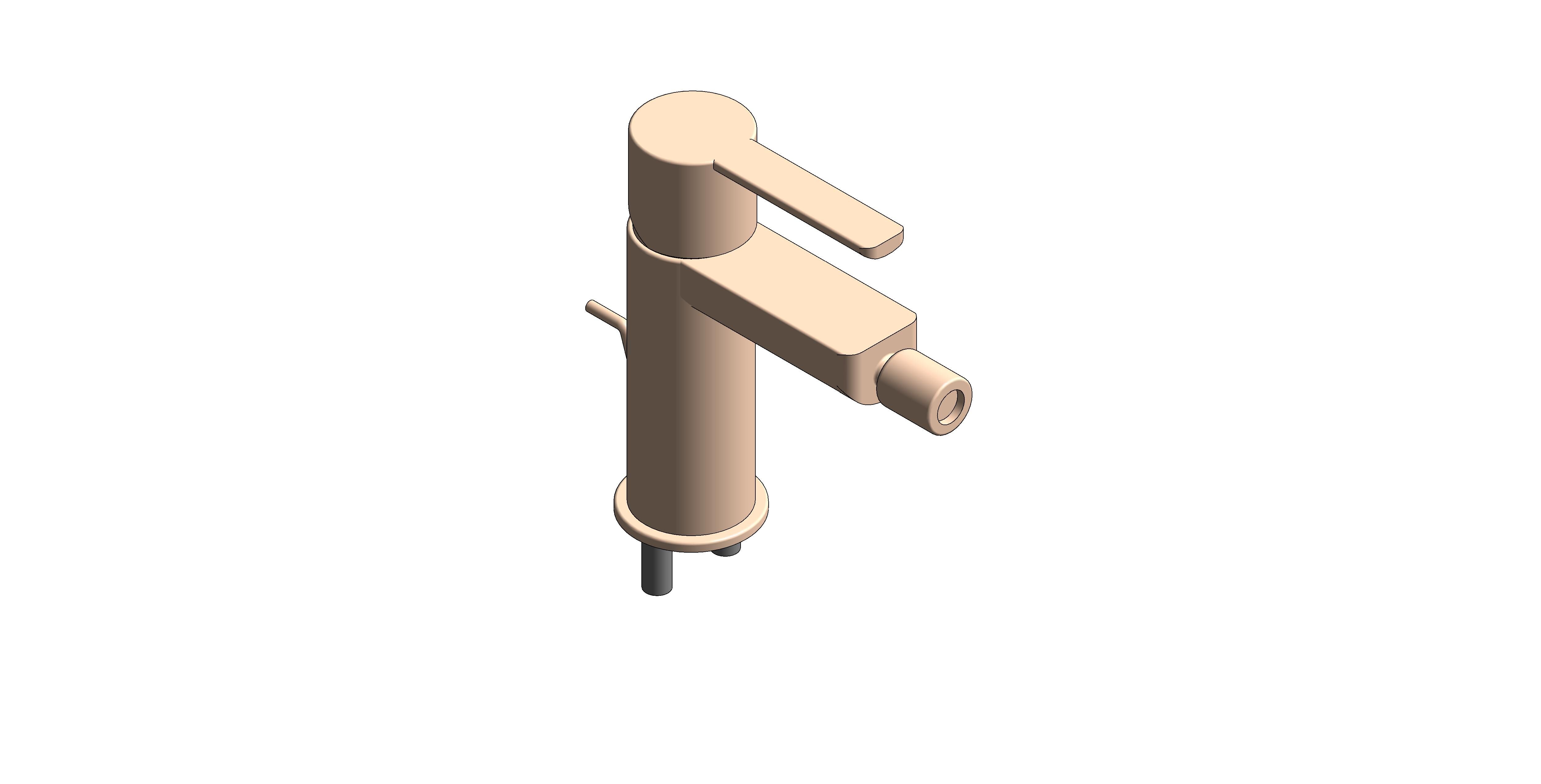 Product: LINEARE Single Lever Bidet Mixer (33848DL1)