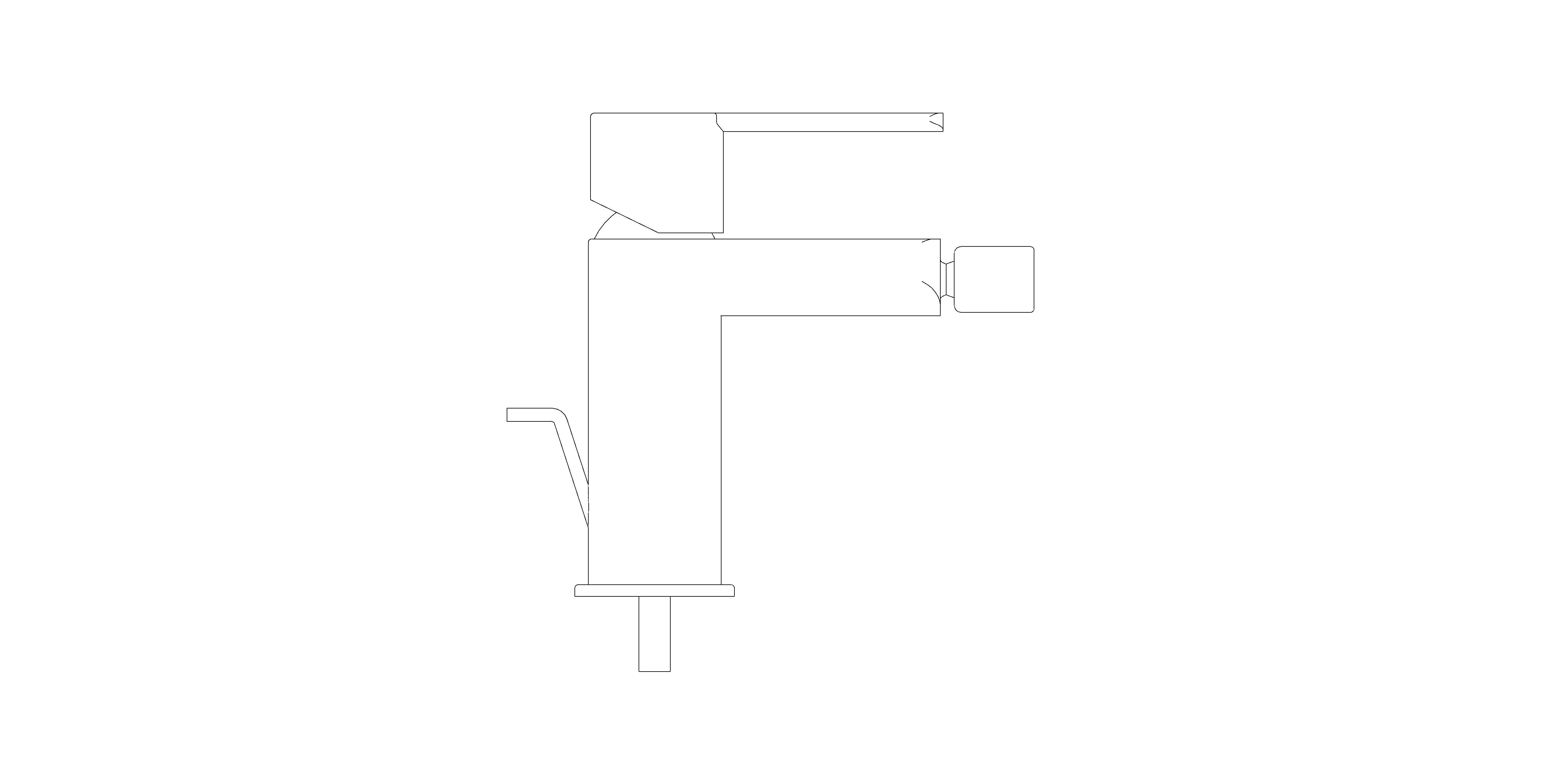 Product: LINEARE Single Lever Bidet Mixer (33848DL1)