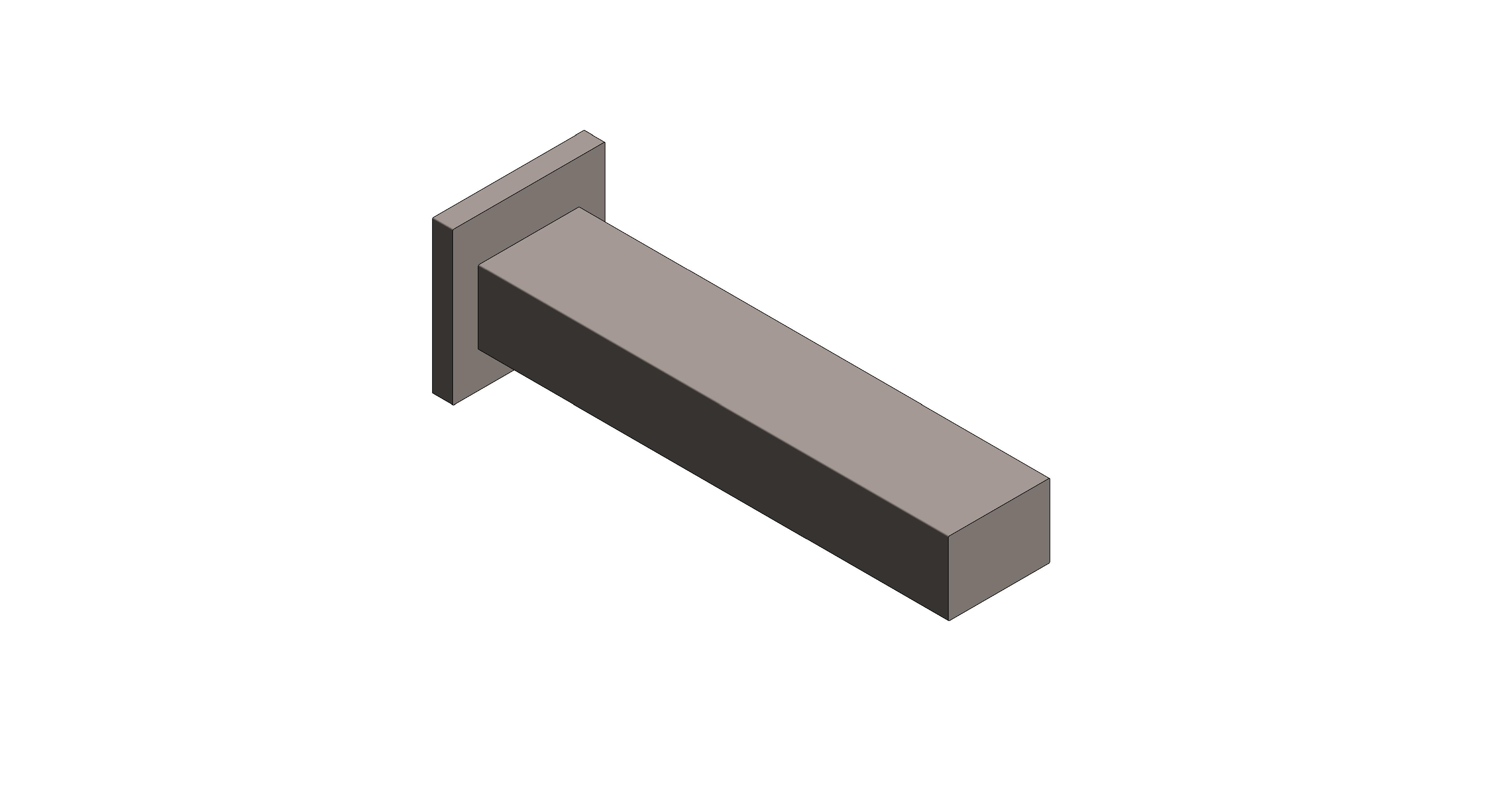 Product: EUROCUBE Bath Spout (13303ALC)