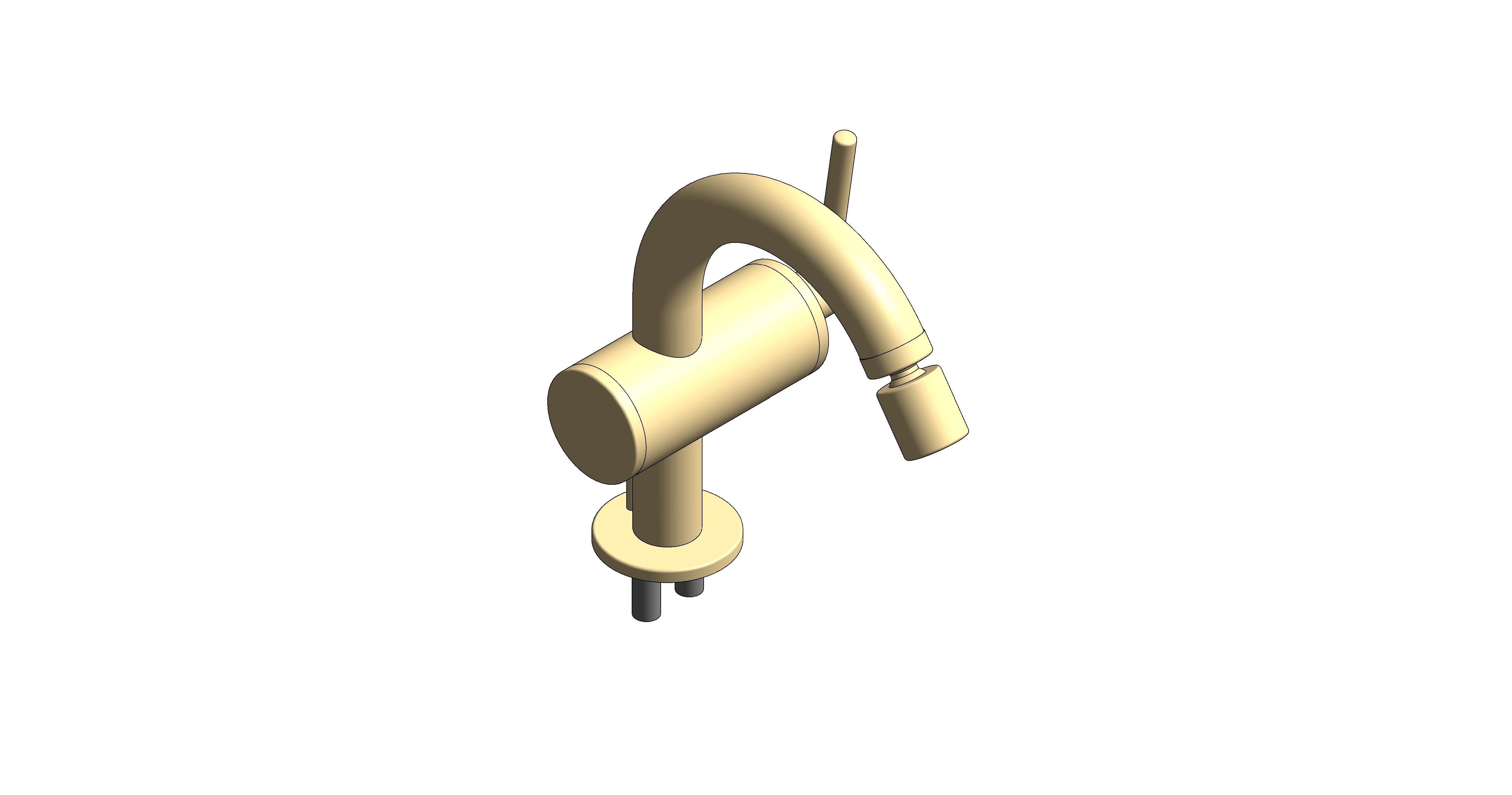 Product: ATRIO BIDET MIXER 1/2″ (24364GL0)