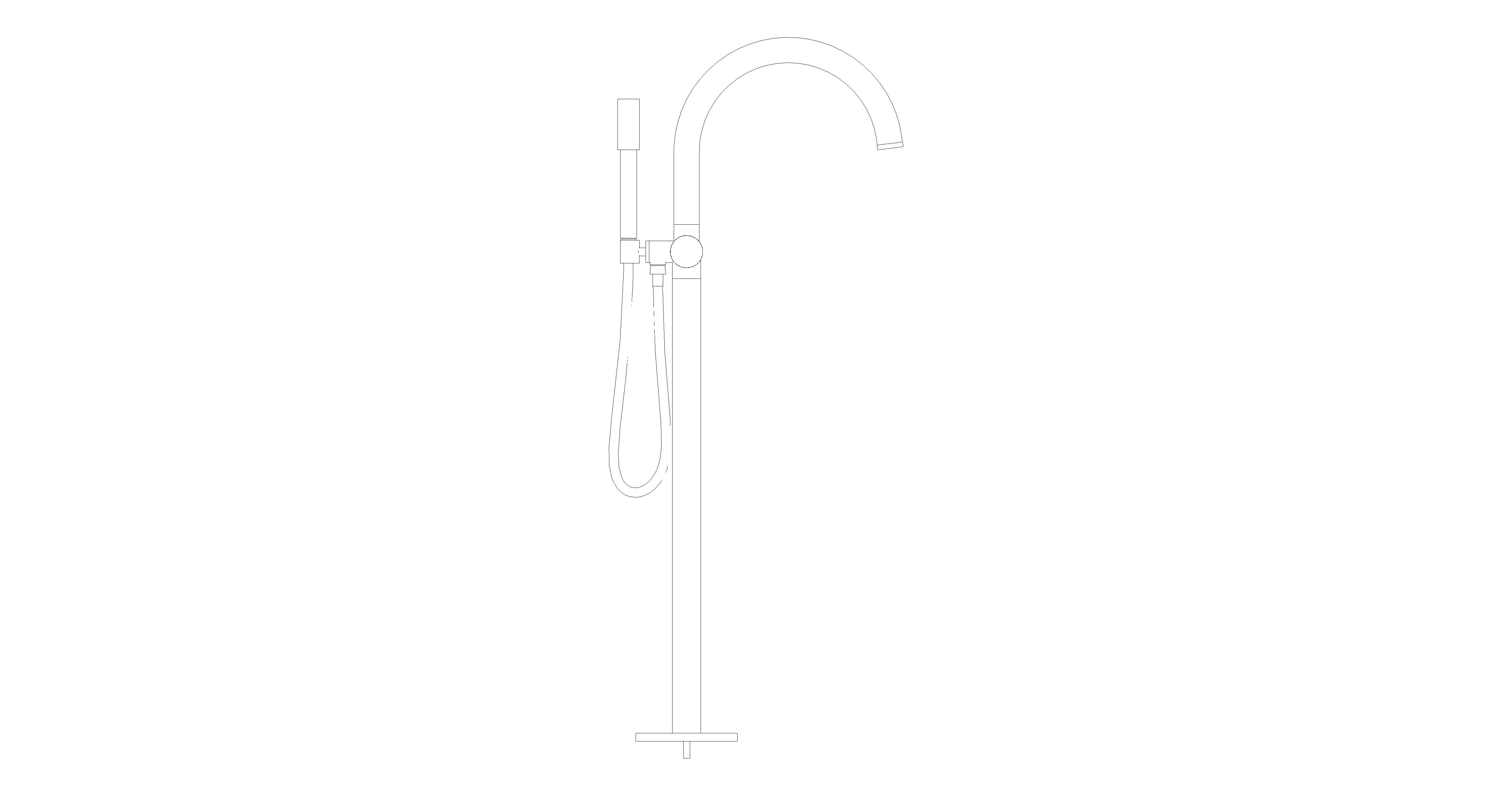 Product: ATRIO Single-lever bath mixer, floor mounted (24368DA0)