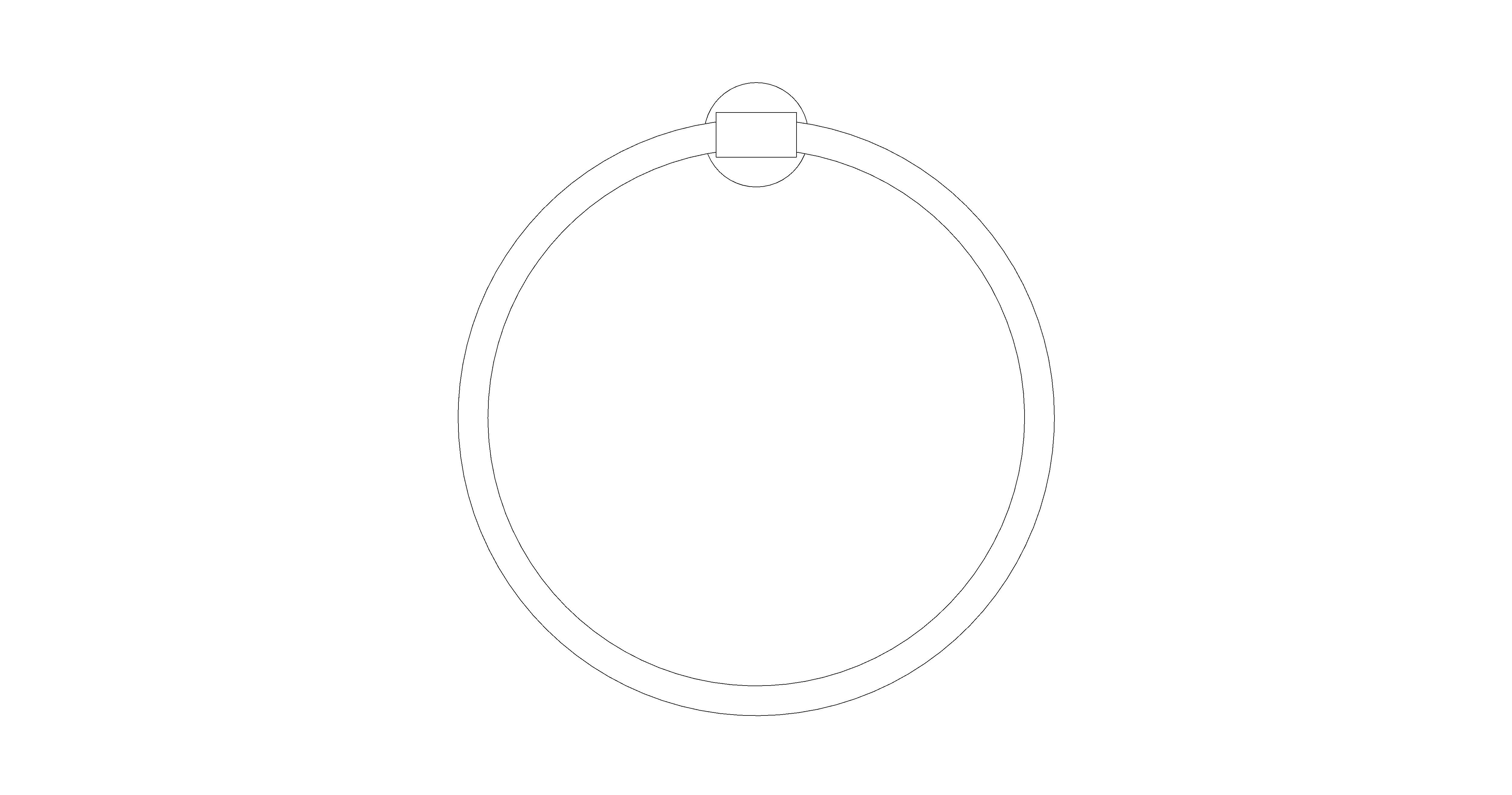 Product: ATRIO Towel ring (40887AL0)