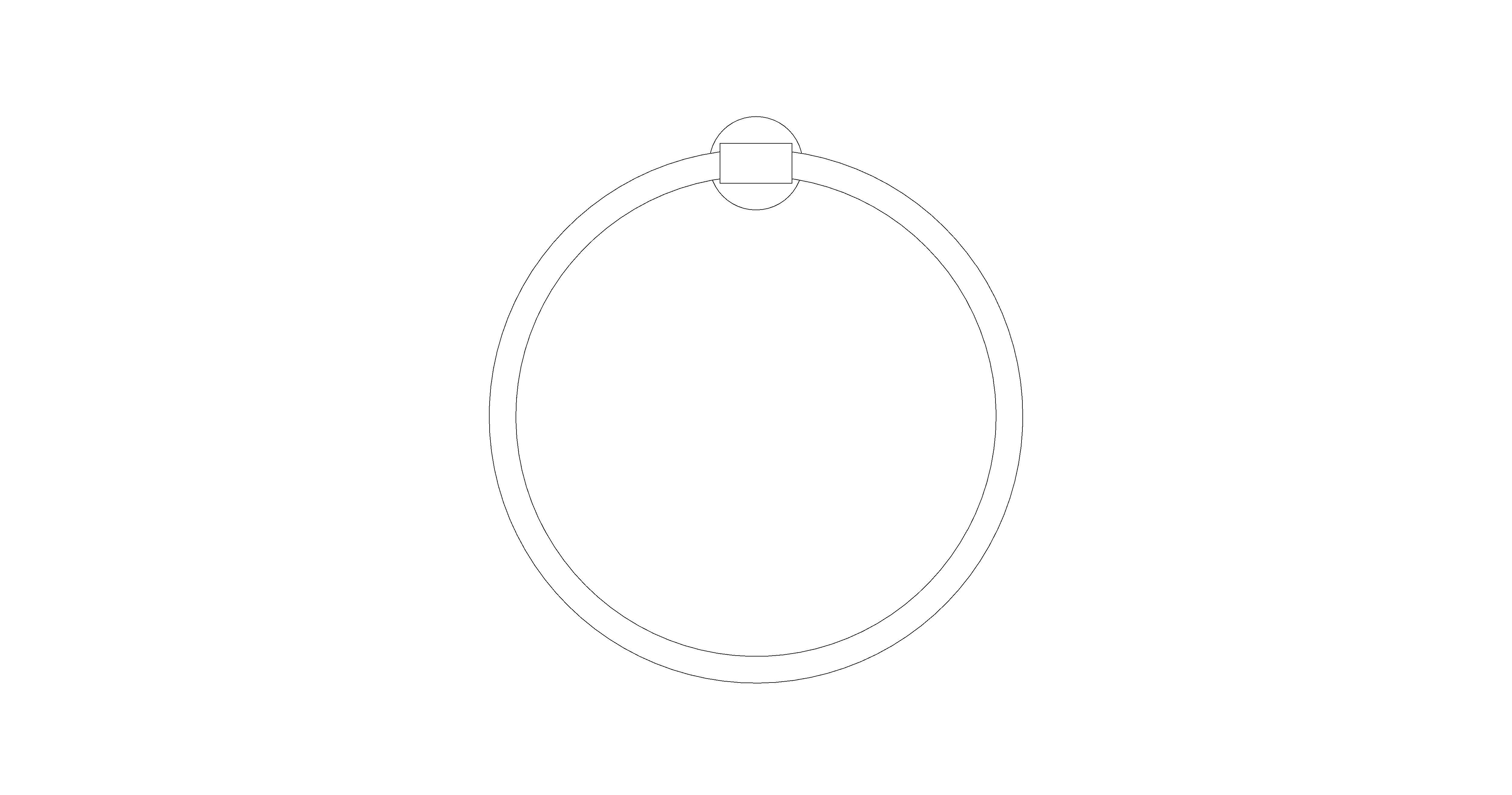 Product: ATRIO Towel ring (40887DA0)