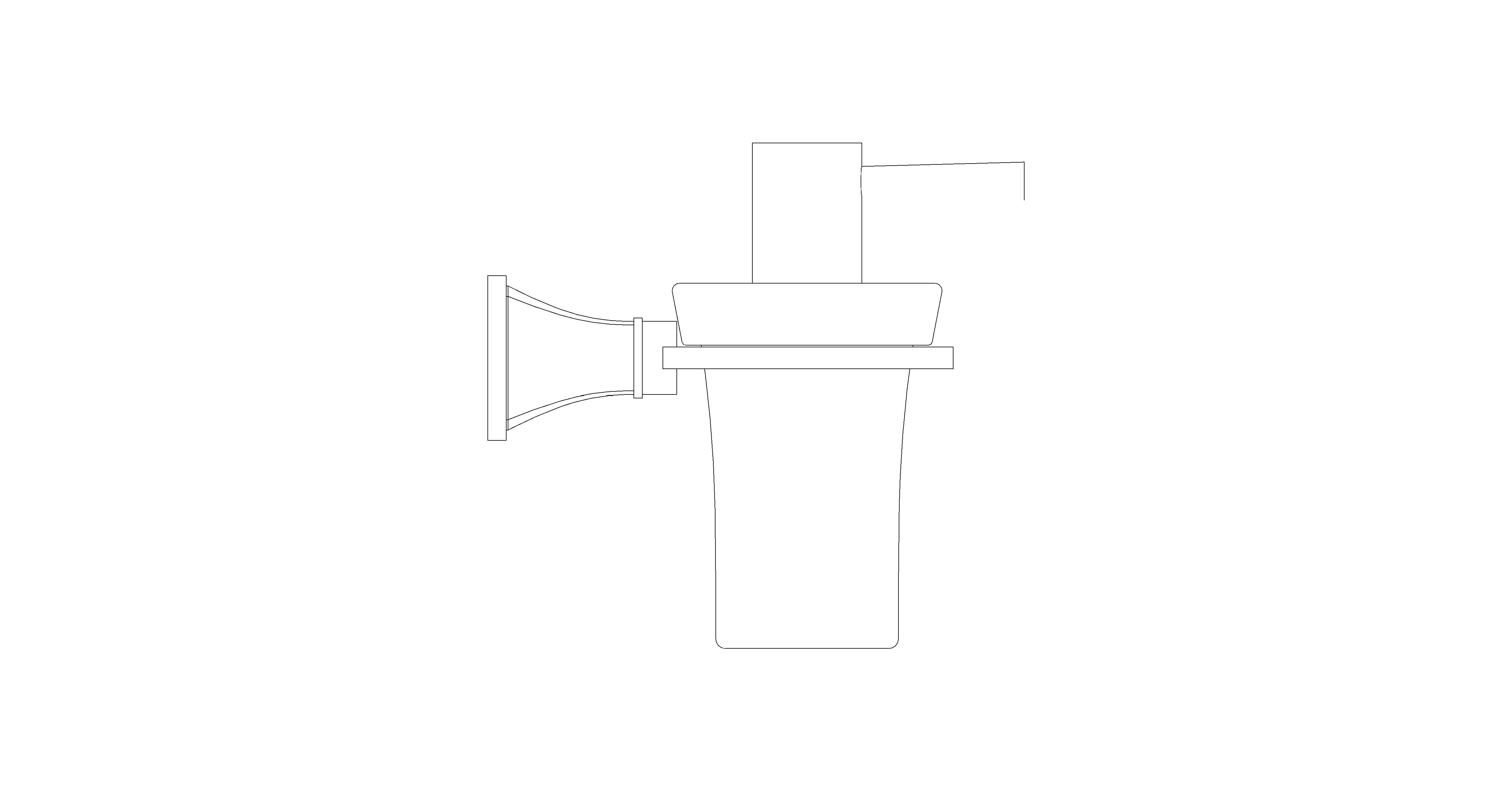Product: GRANDERA soap dispenser + holder (40910000)