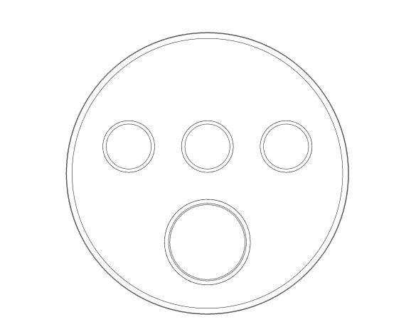 Product: GROHTHERM SMARTCONTROL Thermostat For Concealed Installation With 2 Valves (29507KF0)