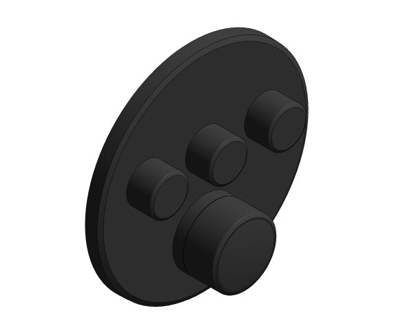 Product: GROHTHERM SMARTCONTROL Thermostat For Concealed Installation With 2 Valves (29507KF0)