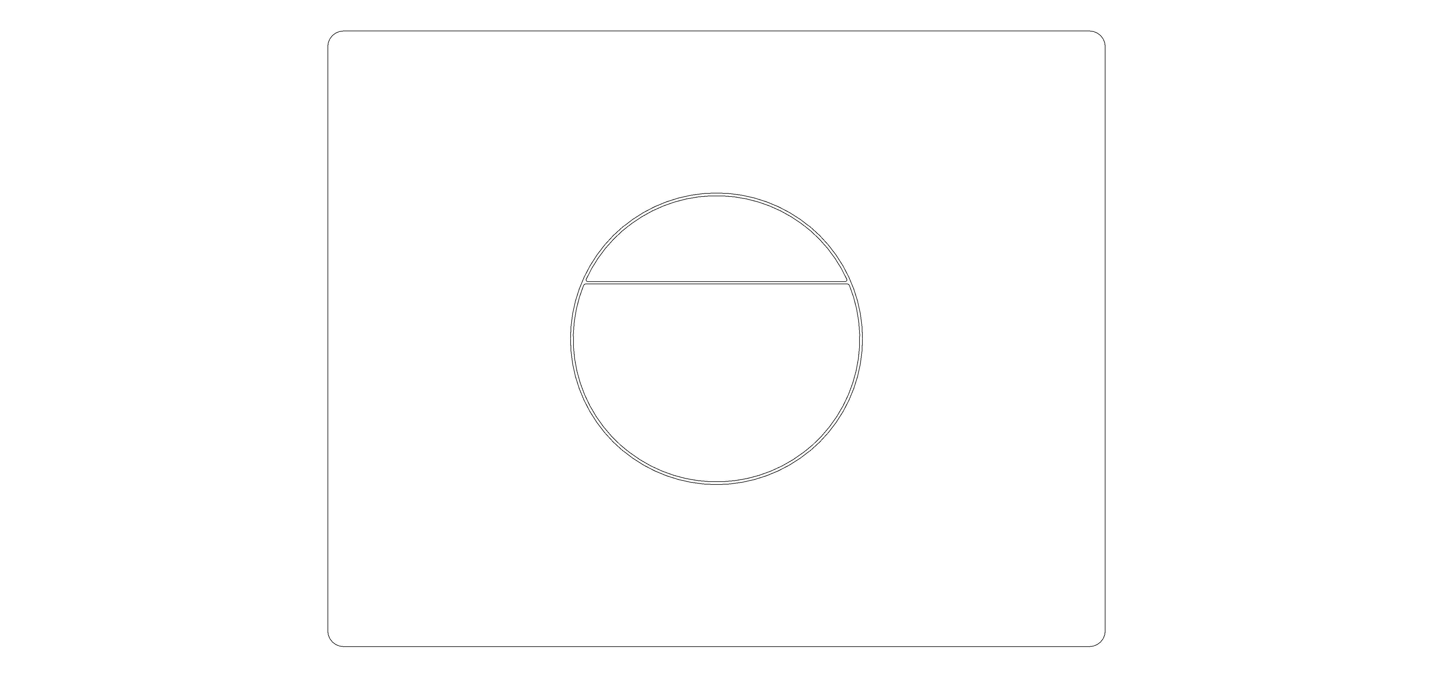 Product: NOVA COSMOPOLITAN Flush Plate (38765KF0)