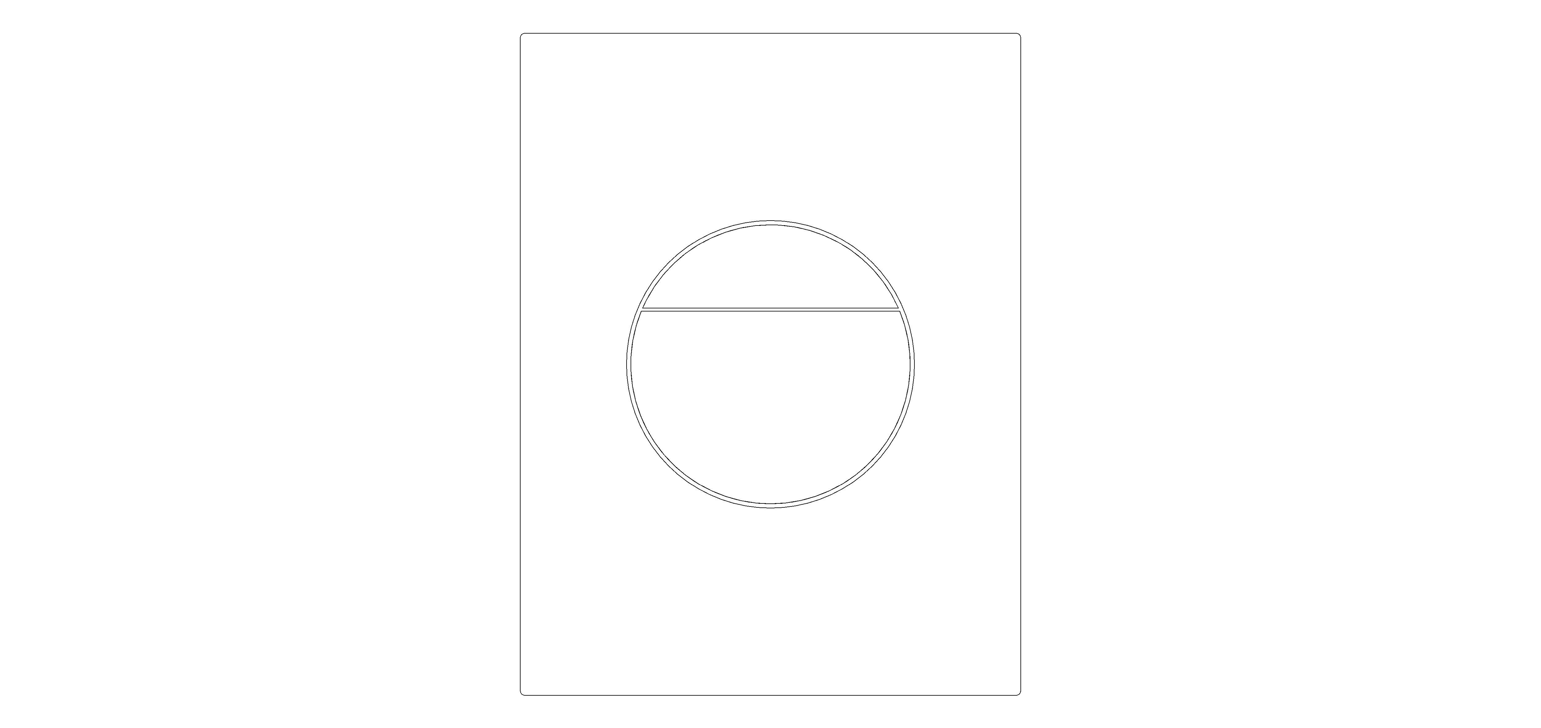 Product: NOVA COSMPOLITAN Flush Plate (37601KF0)