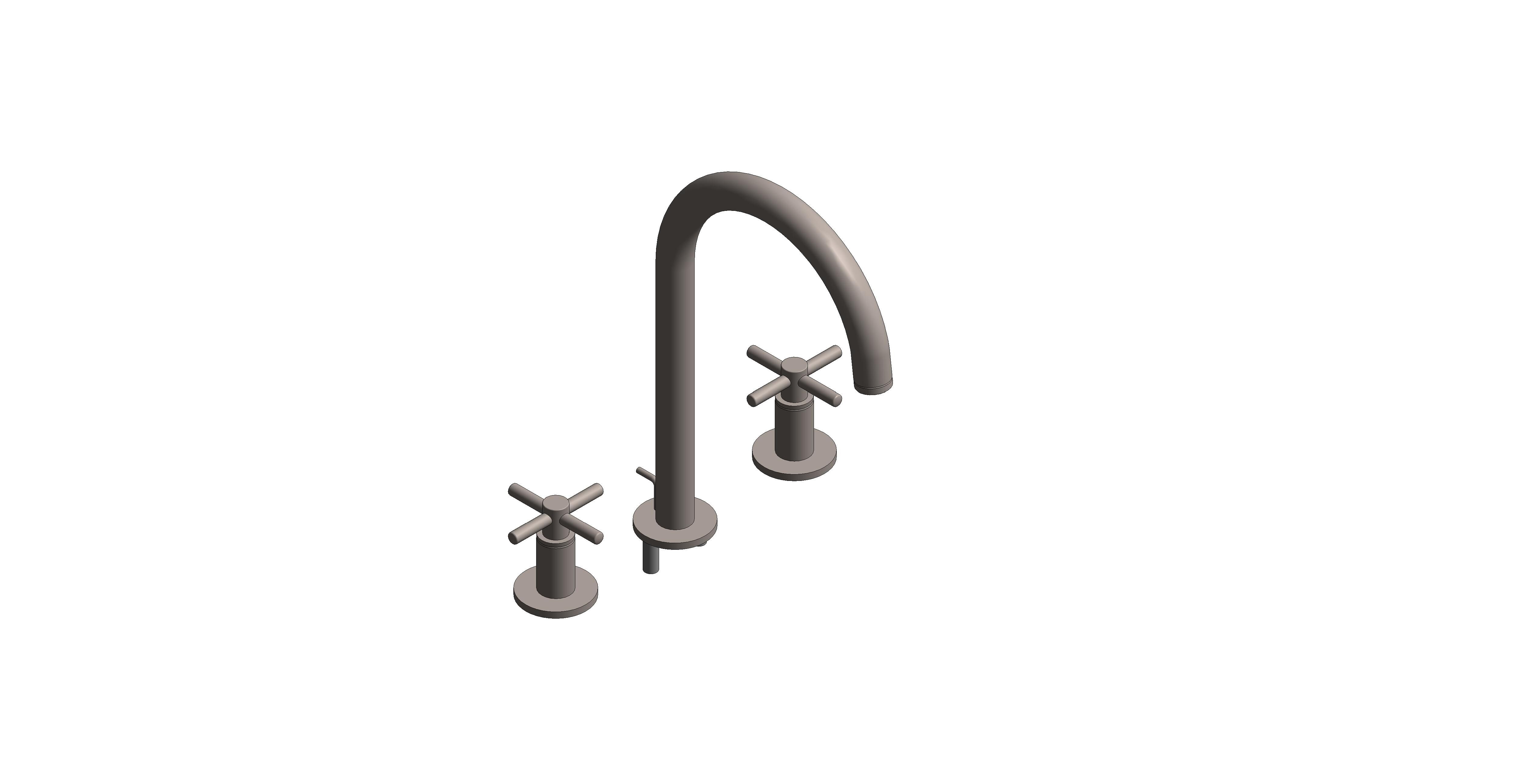 Product: ATRIO Three-hole basin mixer 1/2″ L-Size (20643AL0)