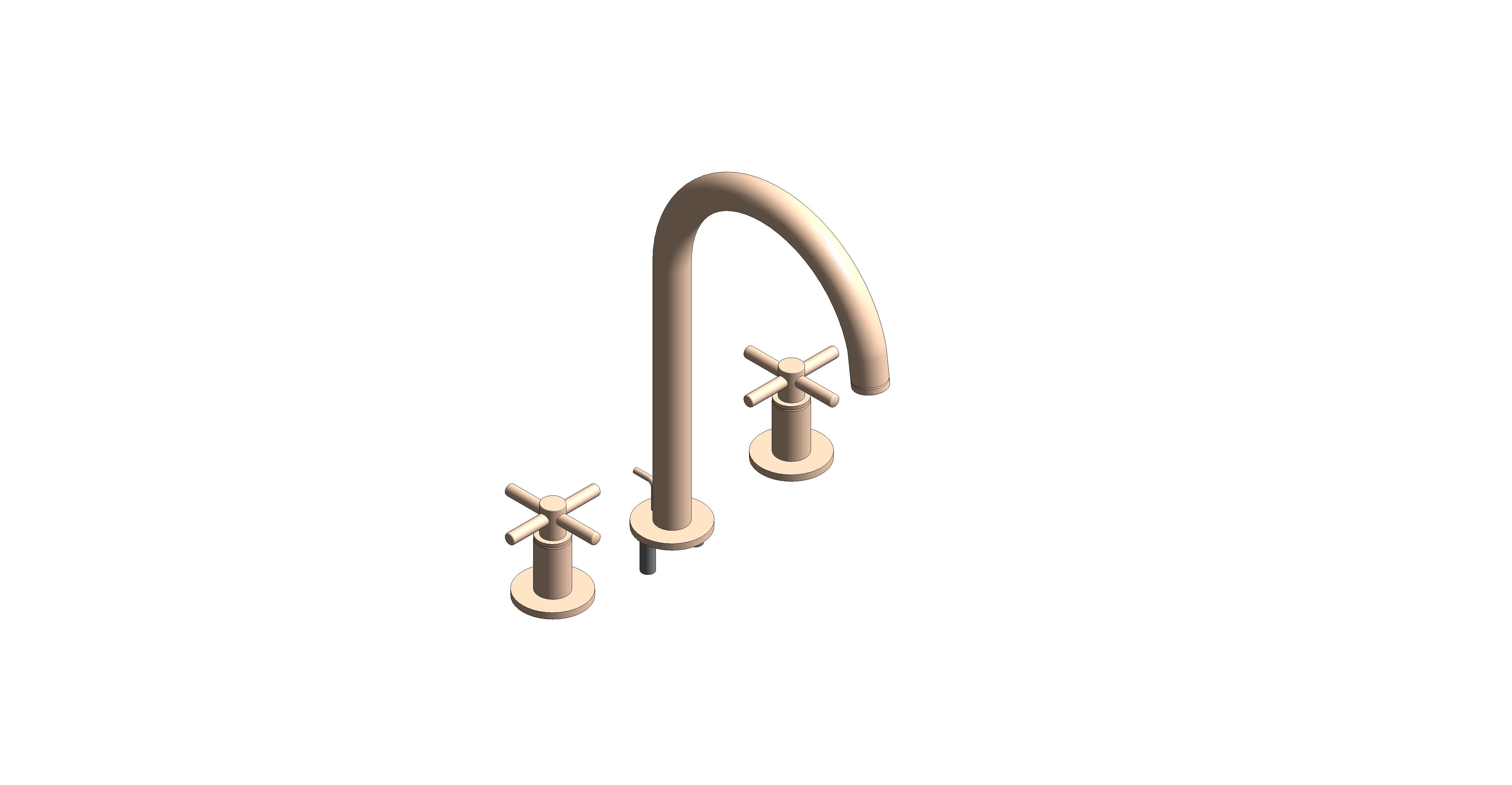 Product: ATRIO Three-hole basin mixer 1/2″ L-Size (20643DA0)