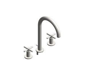 Product: ATRIO Three-hole basin mixer 1/2″ L-Size (20643DC0)