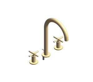 Product: ATRIO Three-hole basin mixer 1/2″ L-Size (20643GL0)