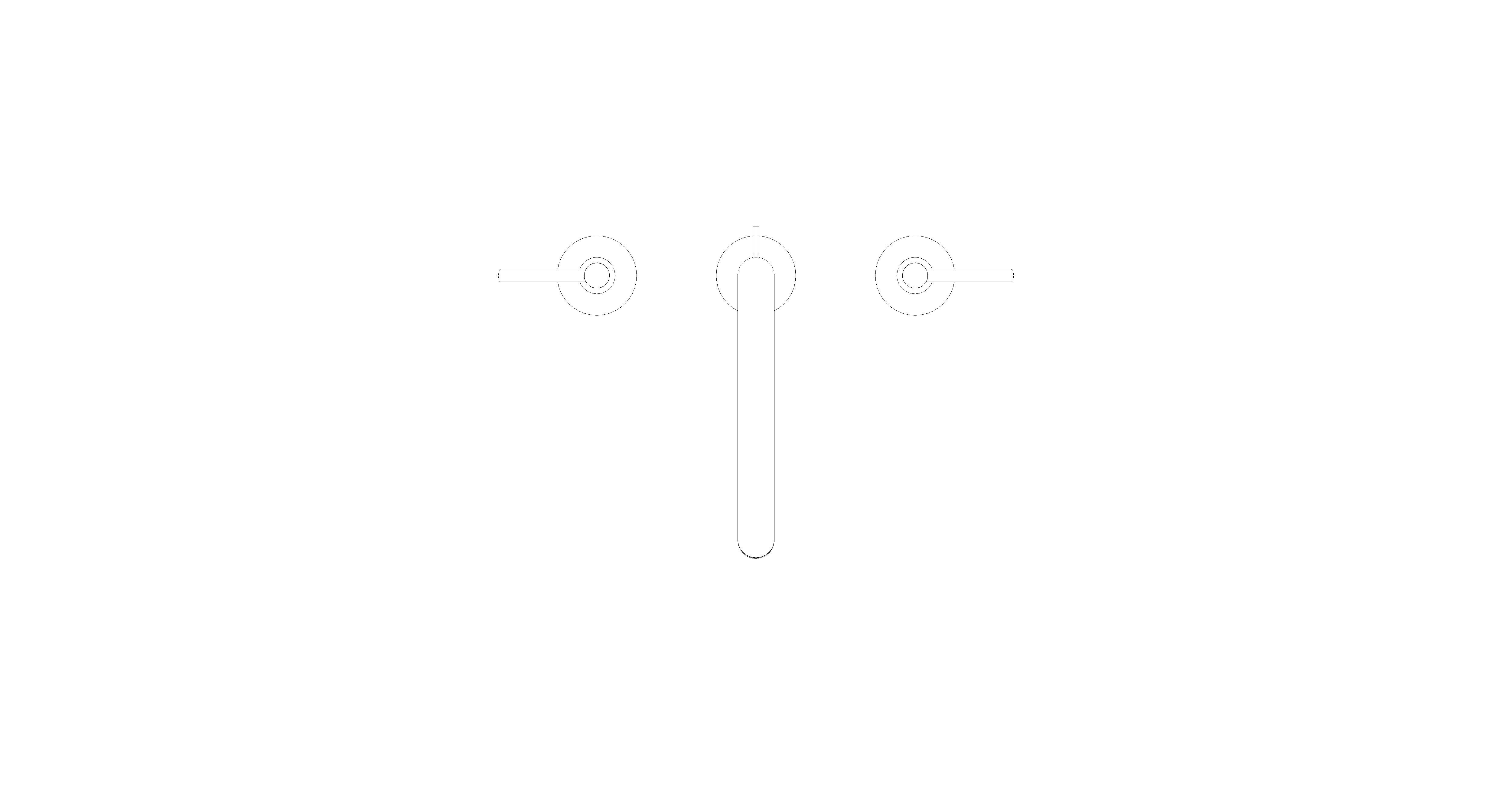 Product: ATRIO Three-hole basin mixer 1/2″ L-Size (20649AL0)