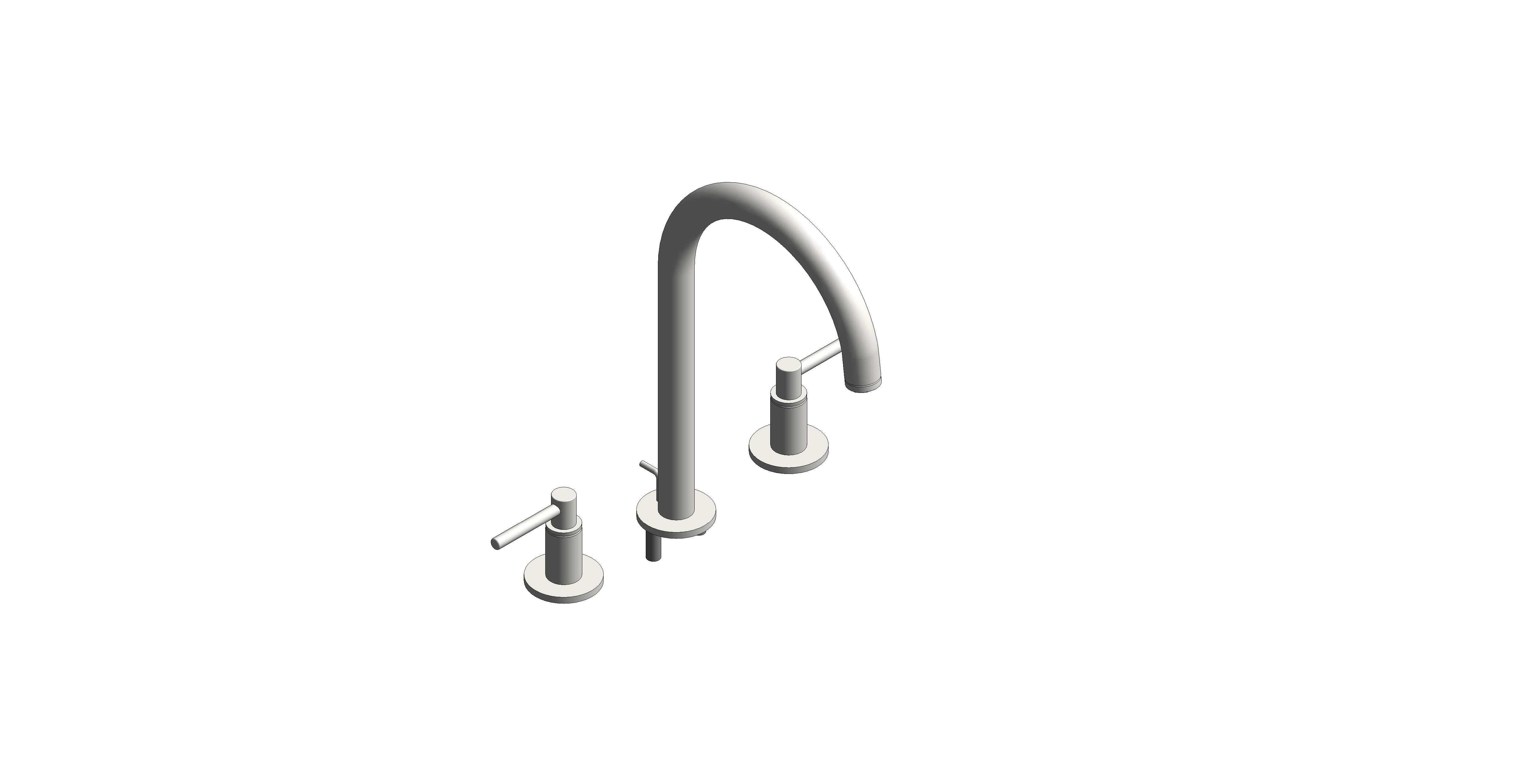 Product: ATRIO Three-hole basin mixer 1/2″ L-Size (20649DC0)