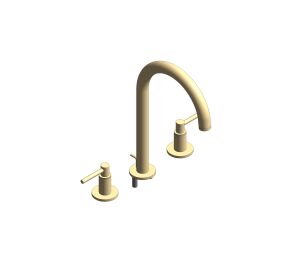 Product: ATRIO Three-hole basin mixer 1/2″ L-Size (20649GL0)