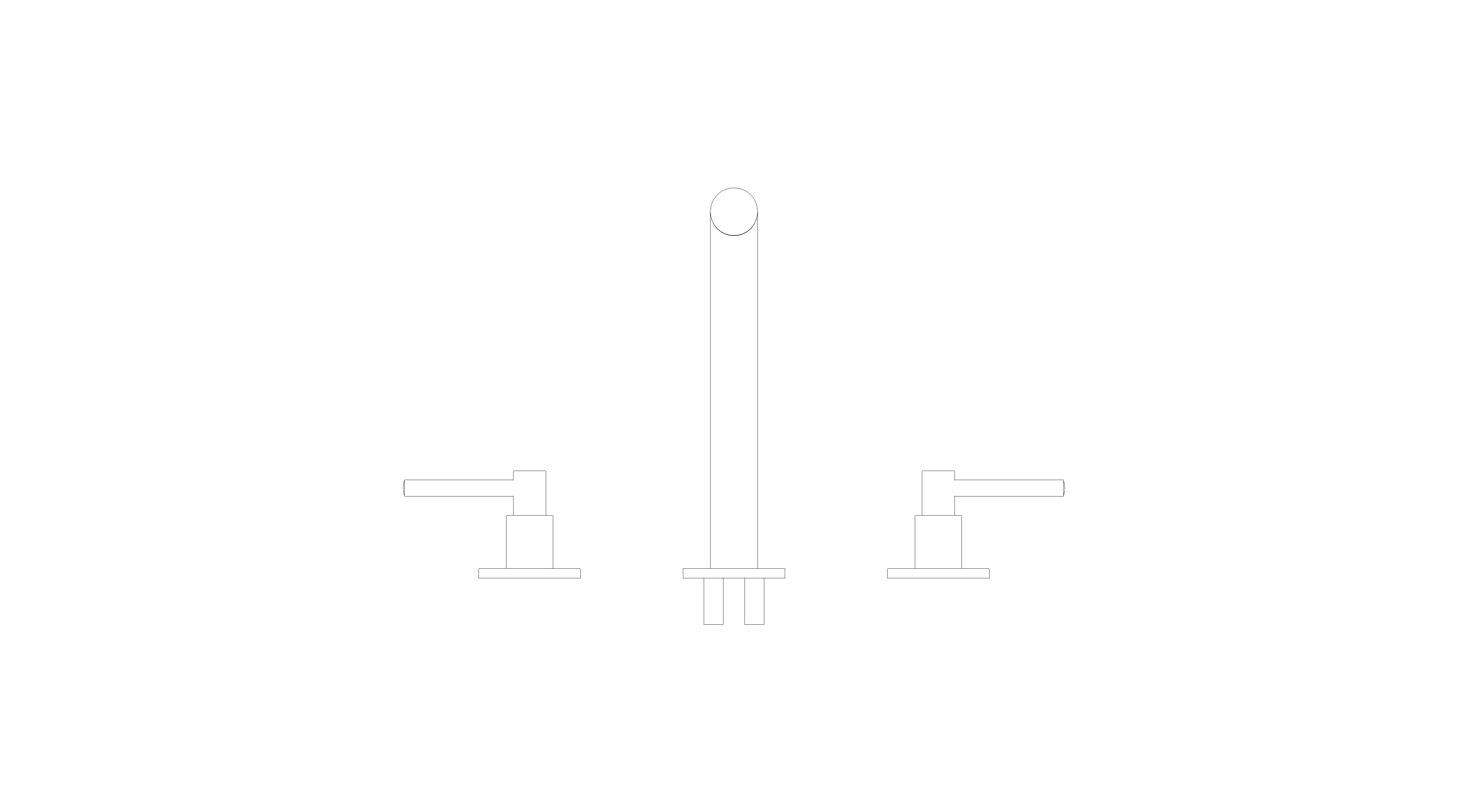 Product: ATRIO Three-hole basin mixer 1/2″ M-Size (20662GL0)