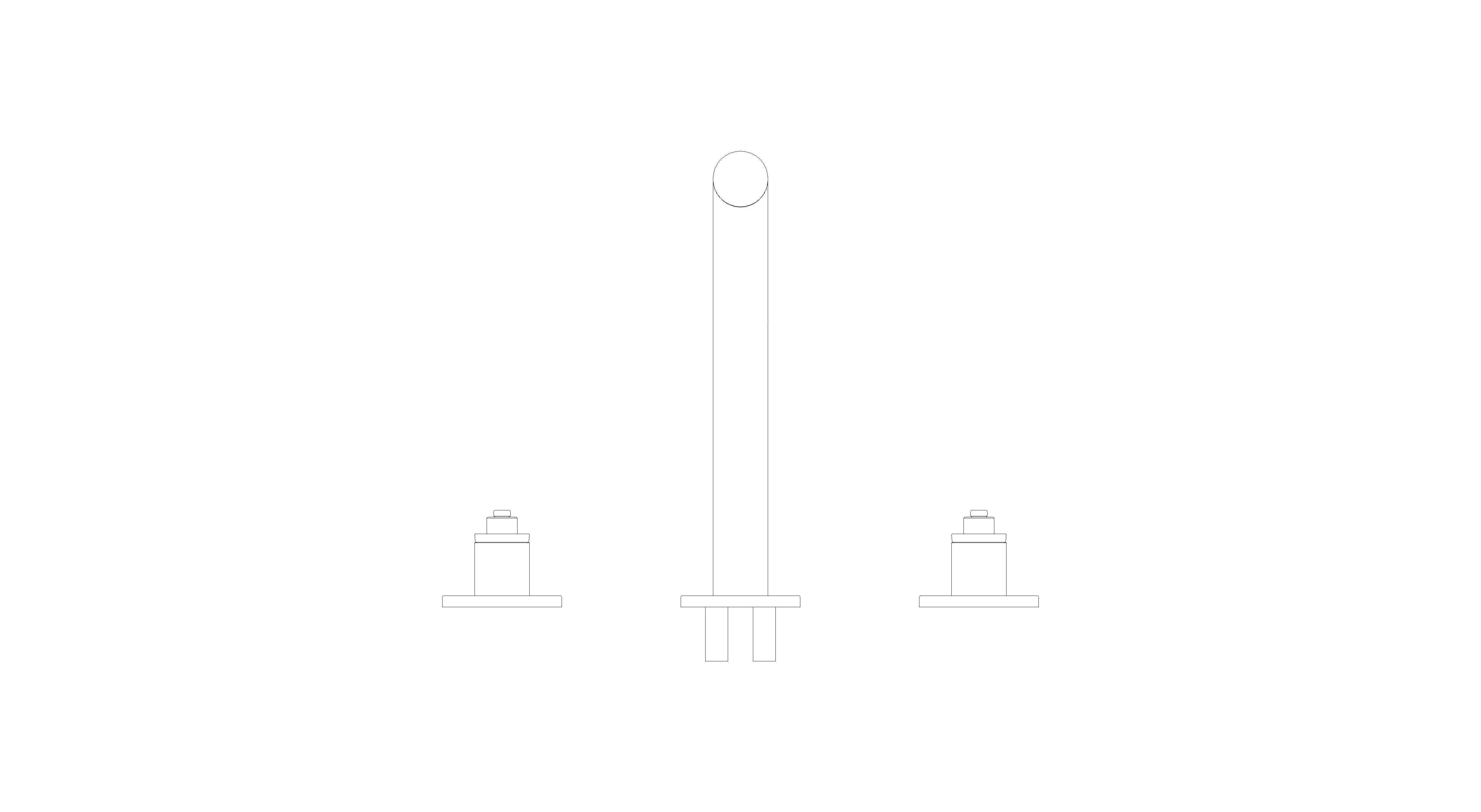 Product: ATRIO Three-hole basin mixer 1/2″ M-Size (20663000)