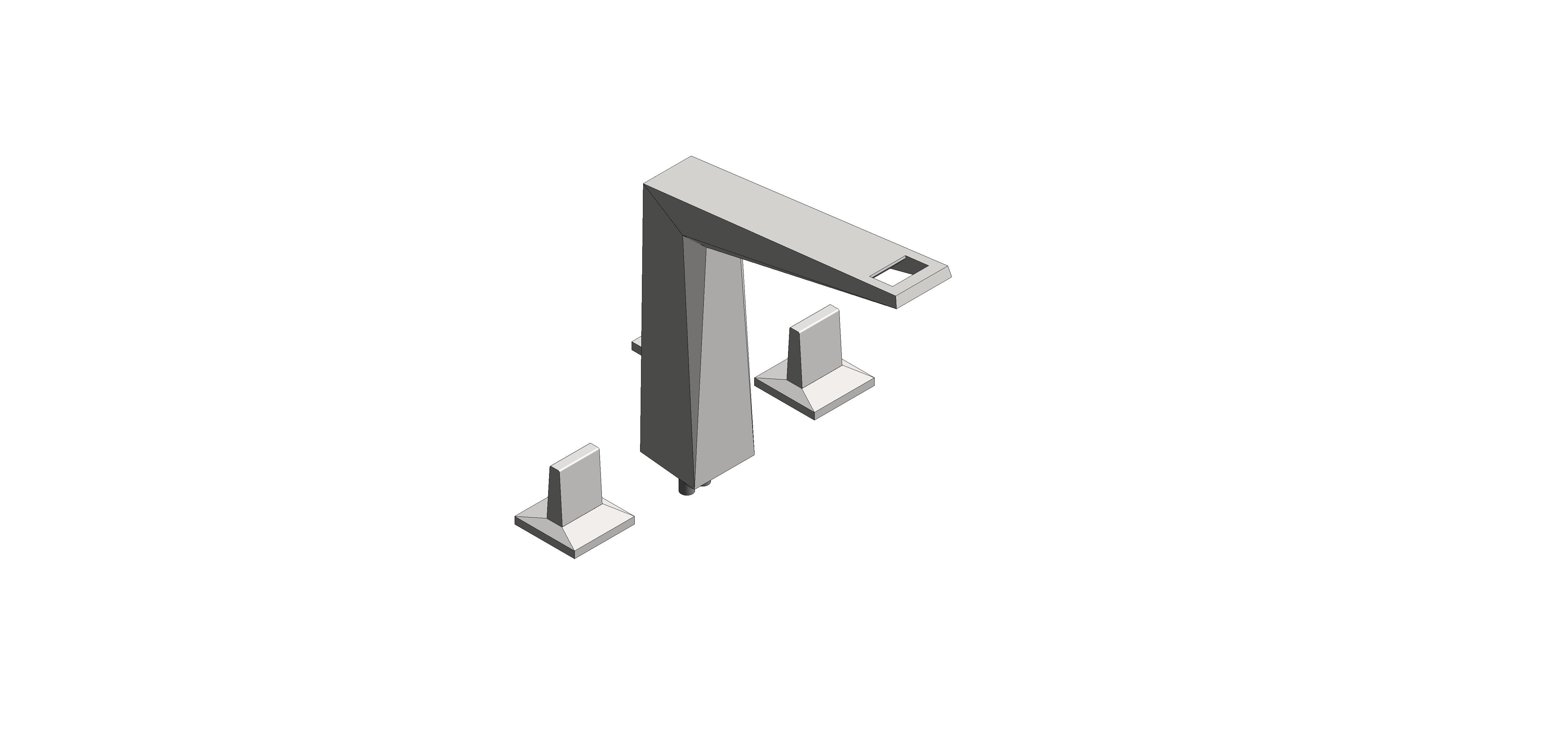 Product: ALLURE BRILLIANT PRIVATE COLLECTION Three-hole basin mixer 1/2″ L-Size (20667000)