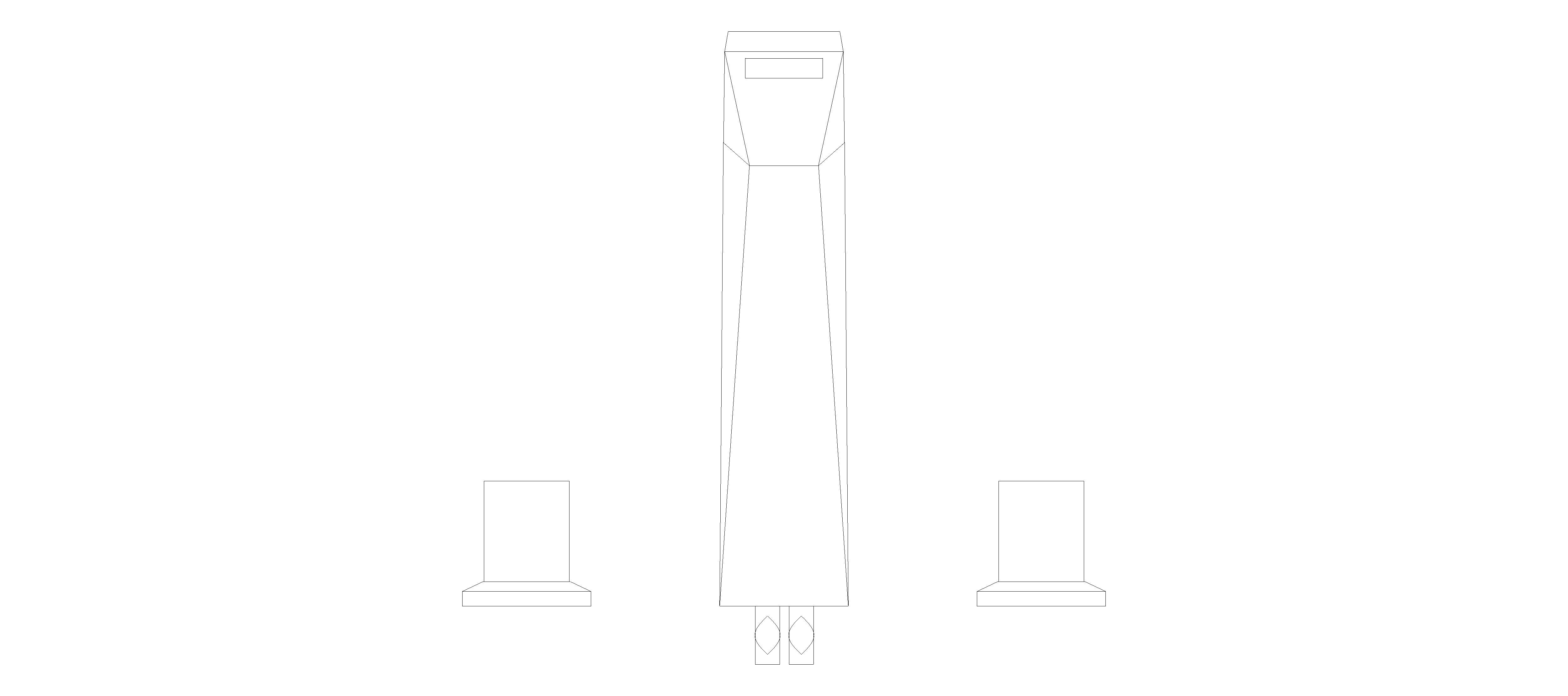 Product: ALLURE BRILLIANT PRIVATE COLLECTION Three-hole basin mixer 1/2″ L-Size (20668AL0)
