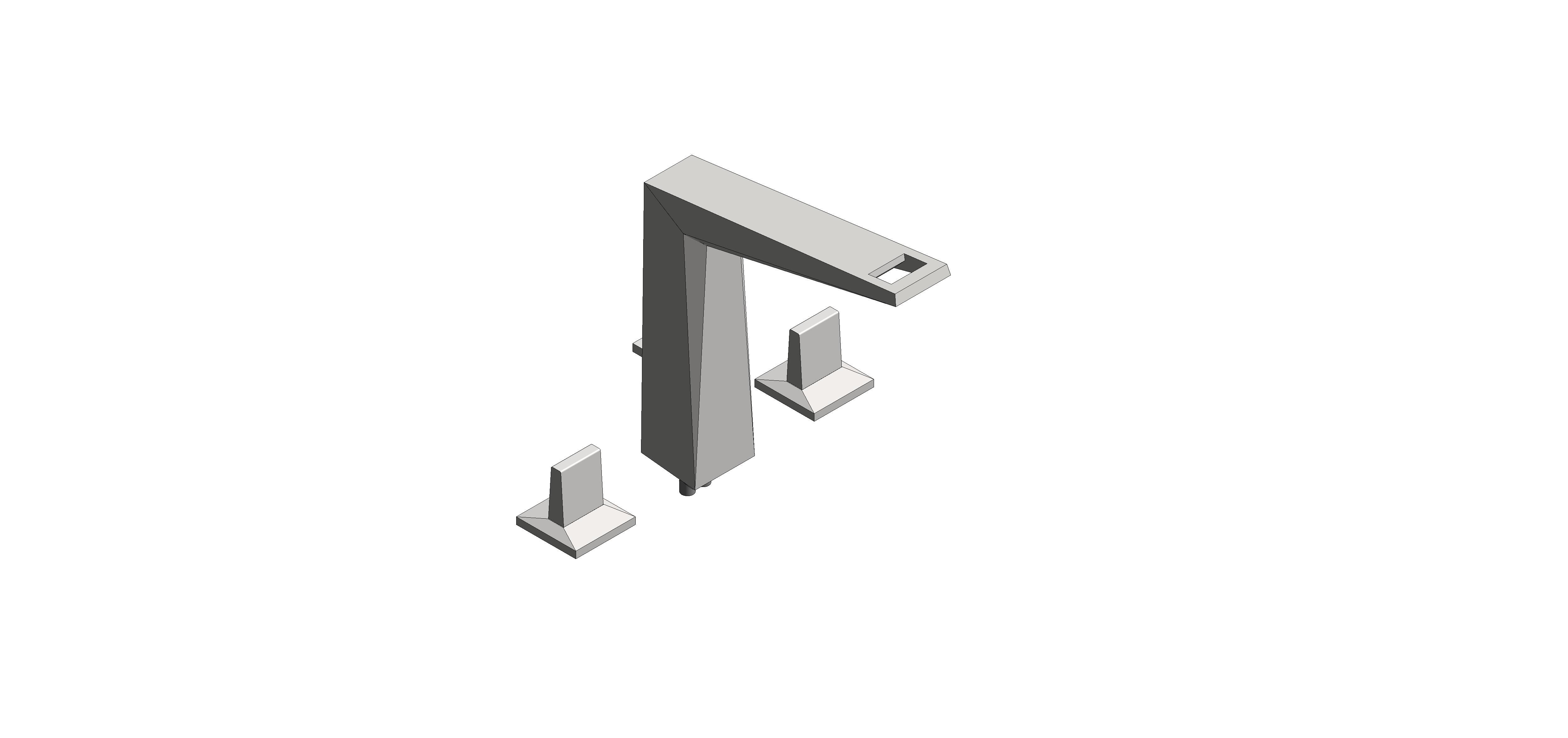 Product: ALLURE BRILLIANT PRIVATE COLLECTION Three-hole basin mixer 1/2″ L-Size (20669000)