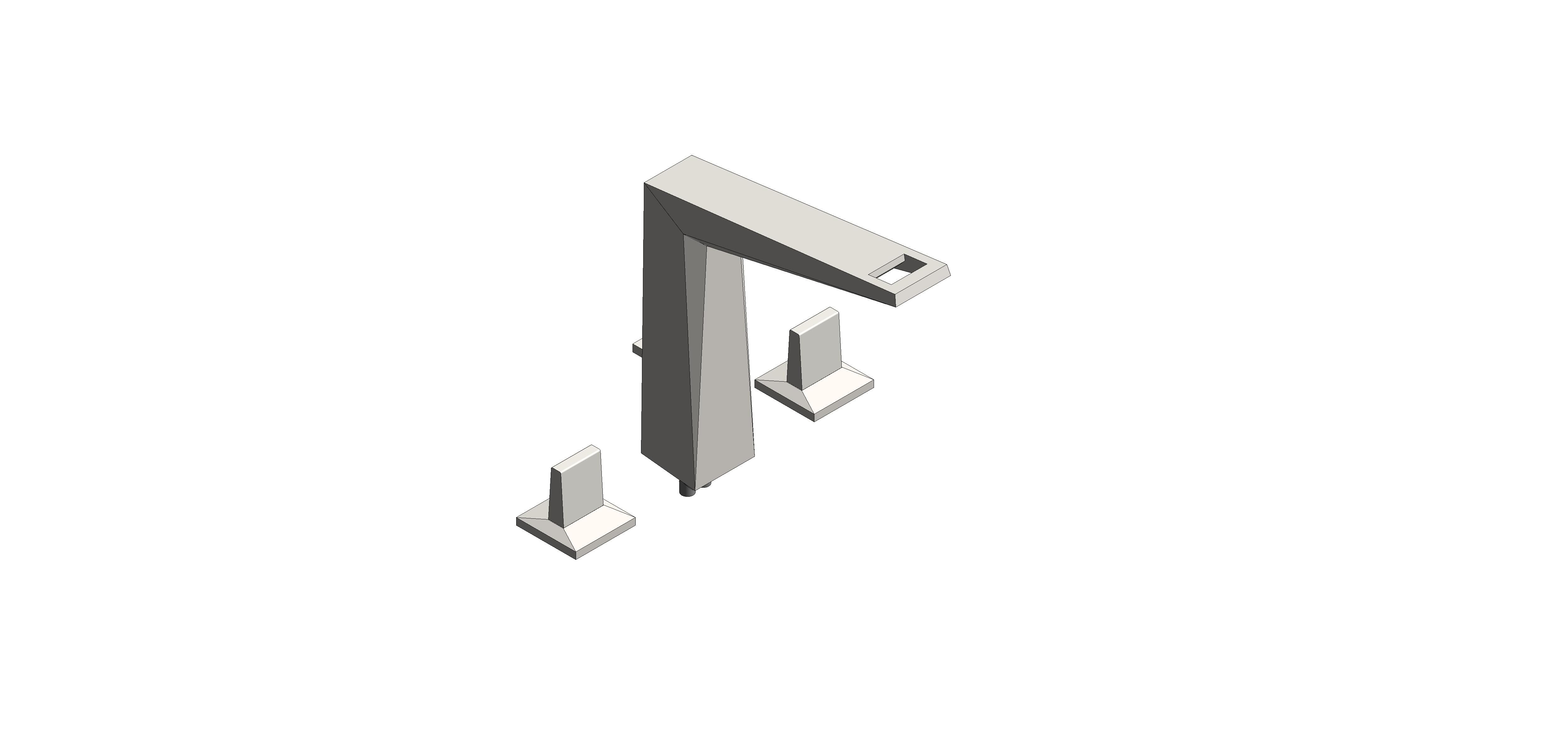Product: ALLURE BRILLIANT PRIVATE COLLECTION Three-hole basin mixer 1/2″ L-Size (20669DC0)