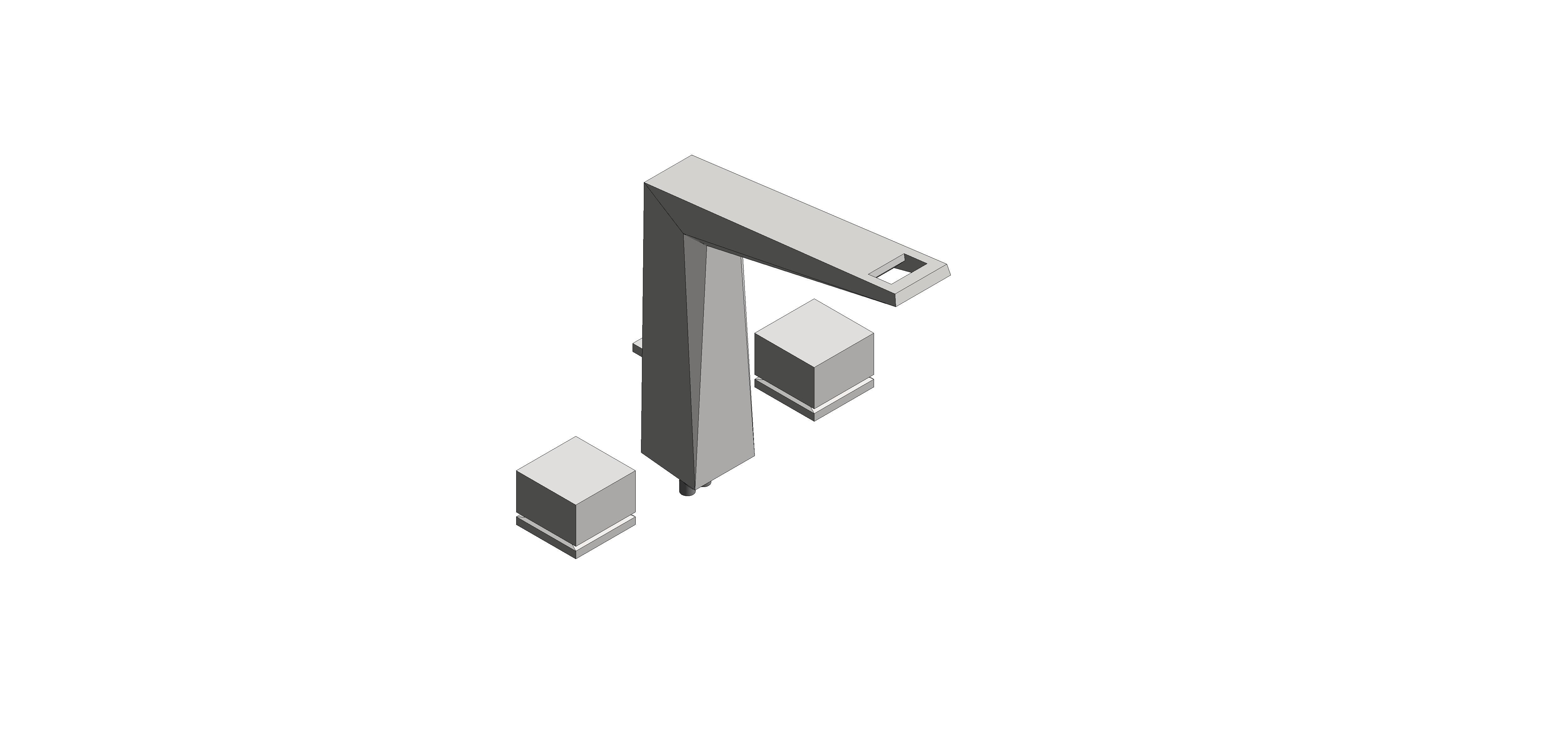 Product: ALLURE BRILLIANT PRIVATE COLLECTION Three-hole basin mixer 1/2″ L-Size (20671000)