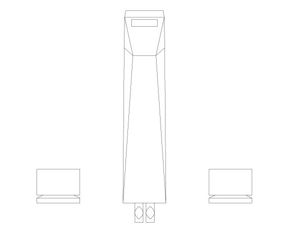 Product: ALLURE BRILLIANT PRIVATE COLLECTION Three-hole basin mixer 1/2″ L-Size (20672000)