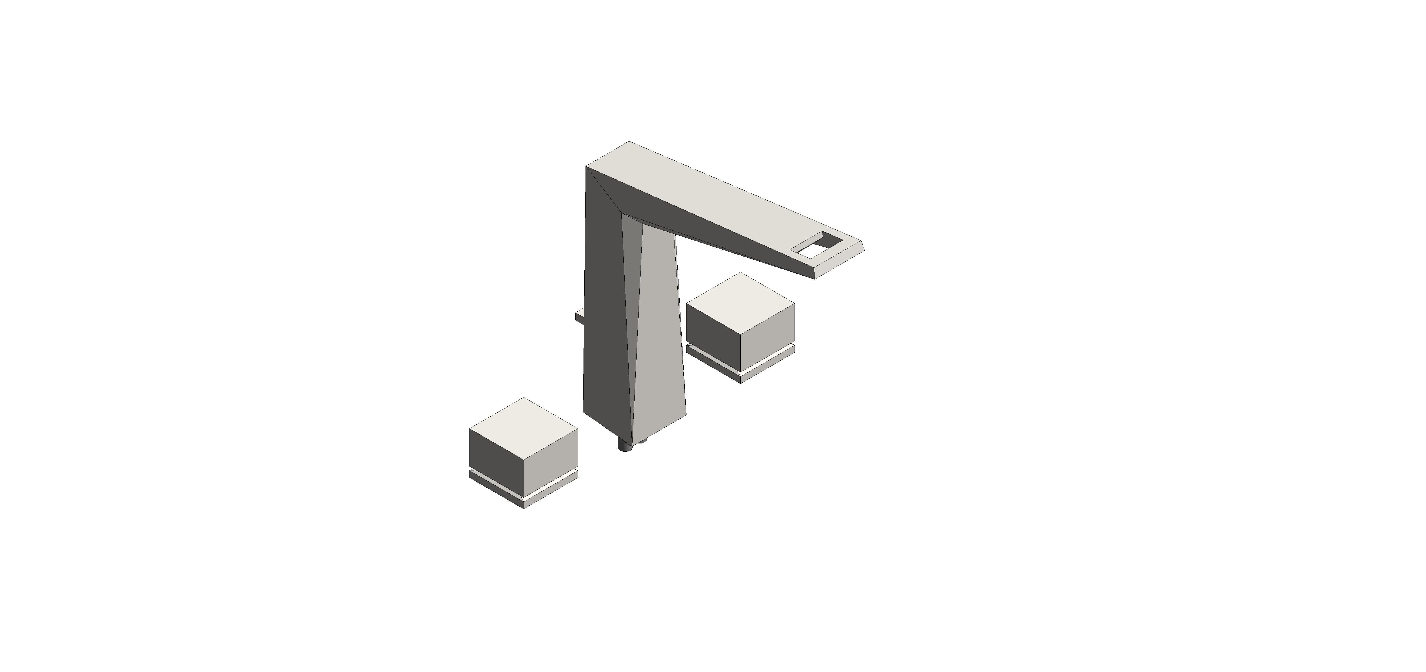 Product: ALLURE BRILLIANT PRIVATE COLLECTION Three-hole basin mixer 1/2″ L-Size (20672DC0)