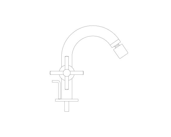 Product: ATRIO Bidet mixer 1/2″ (24353DA0)