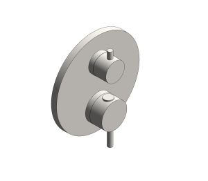 Product: ATRIO Thermostatic mixer for 1 outlet with shut off valve (24357DC0)