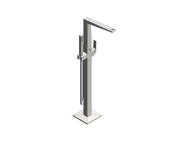 Product: ALLURE BRILLIANT PRIVATE COLLECTION Single-lever bath mixer 1/2″, floor mounted (24422DC0)