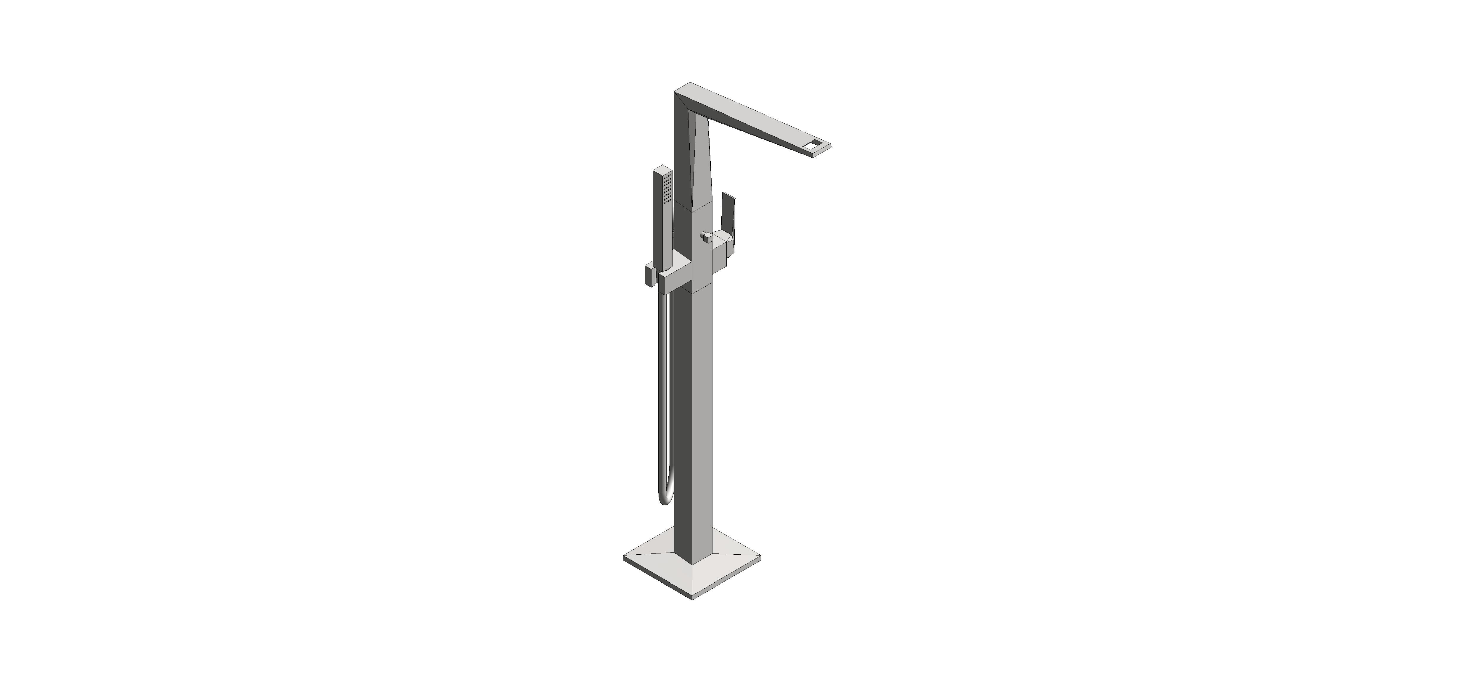 Product: ALLURE BRILLIANT PRIVATE COLLECTION Single-lever bath mixer 1/2″, floor mounted (24423000)