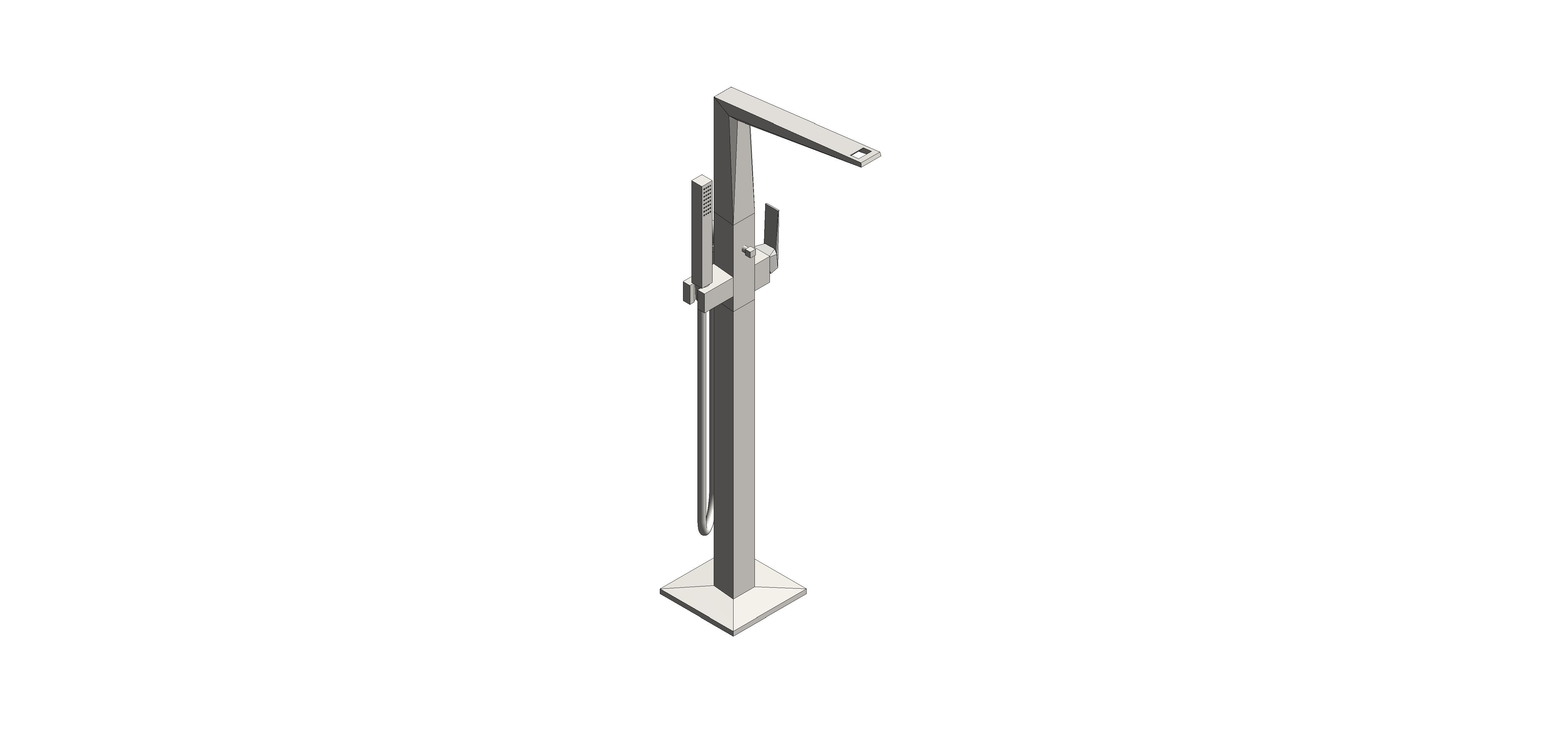 Product: ALLURE BRILLIANT PRIVATE COLLECTION Single-lever bath mixer 1/2″, floor mounted (24423DC0)