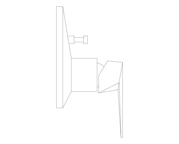 Product: ALLURE BRILLIANT PRIVATE COLLECTION Single-lever mixer with 2-way diverter (24426DC0)