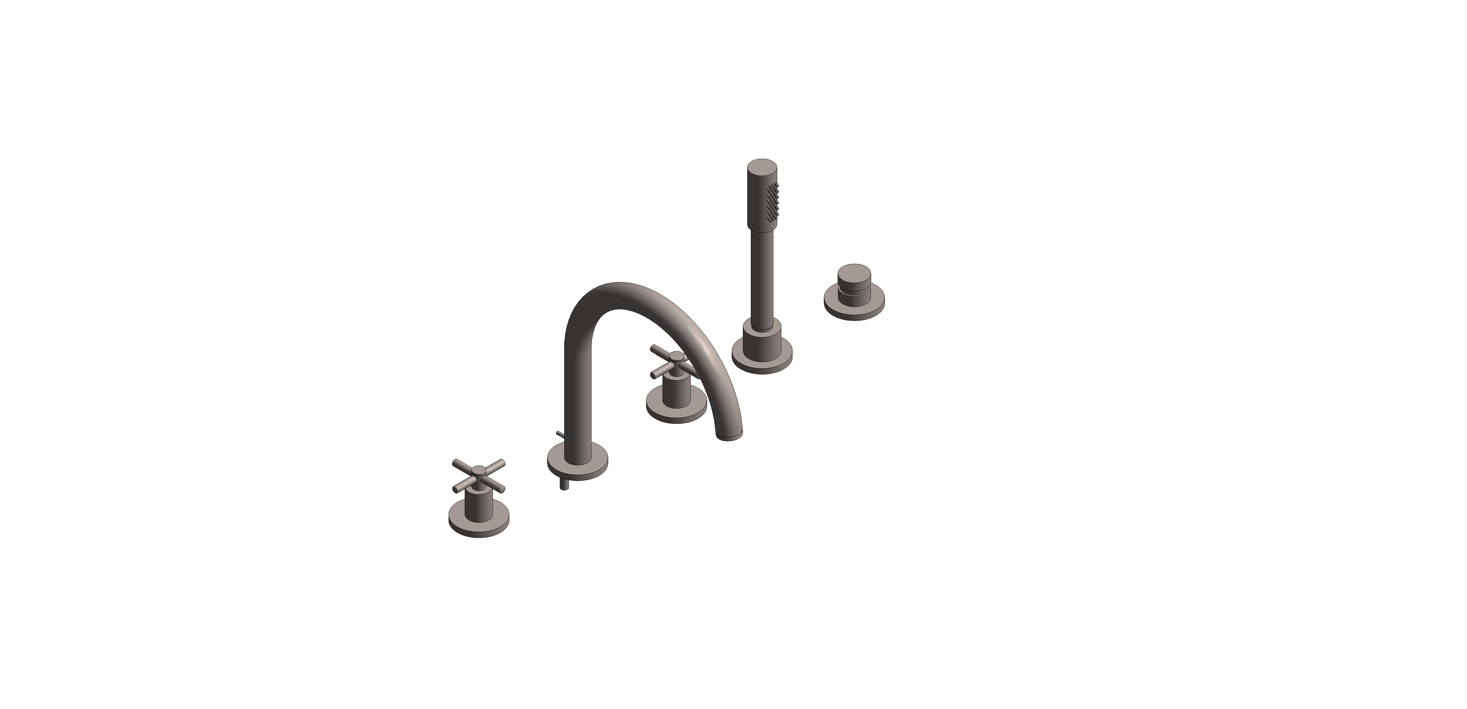 Product: ATRIO 5-hole bath/shower combination (29408AL0)