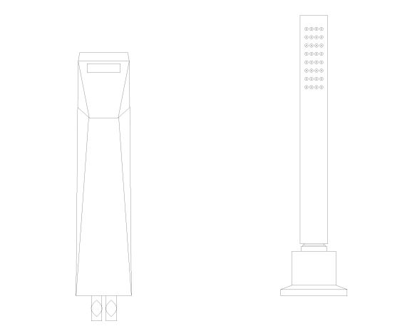 Product: ALLURE BRILLIANT PRIVATE COLLECTION 4-hole single-lever bath combination (29523DC0)