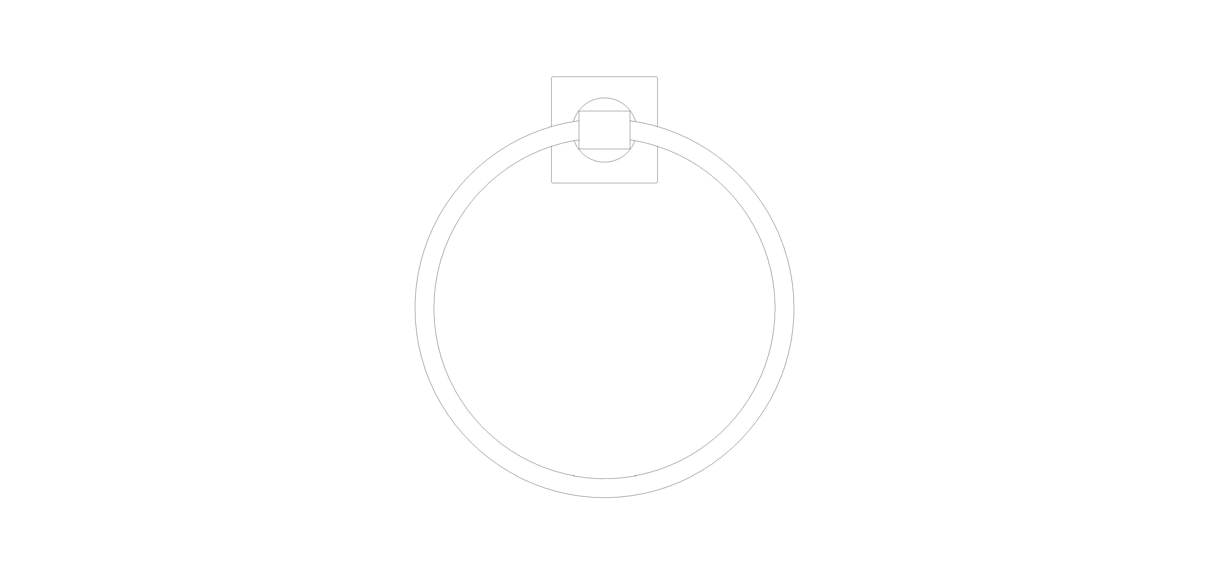Product: ALLURE Towel ring (40339AL1)